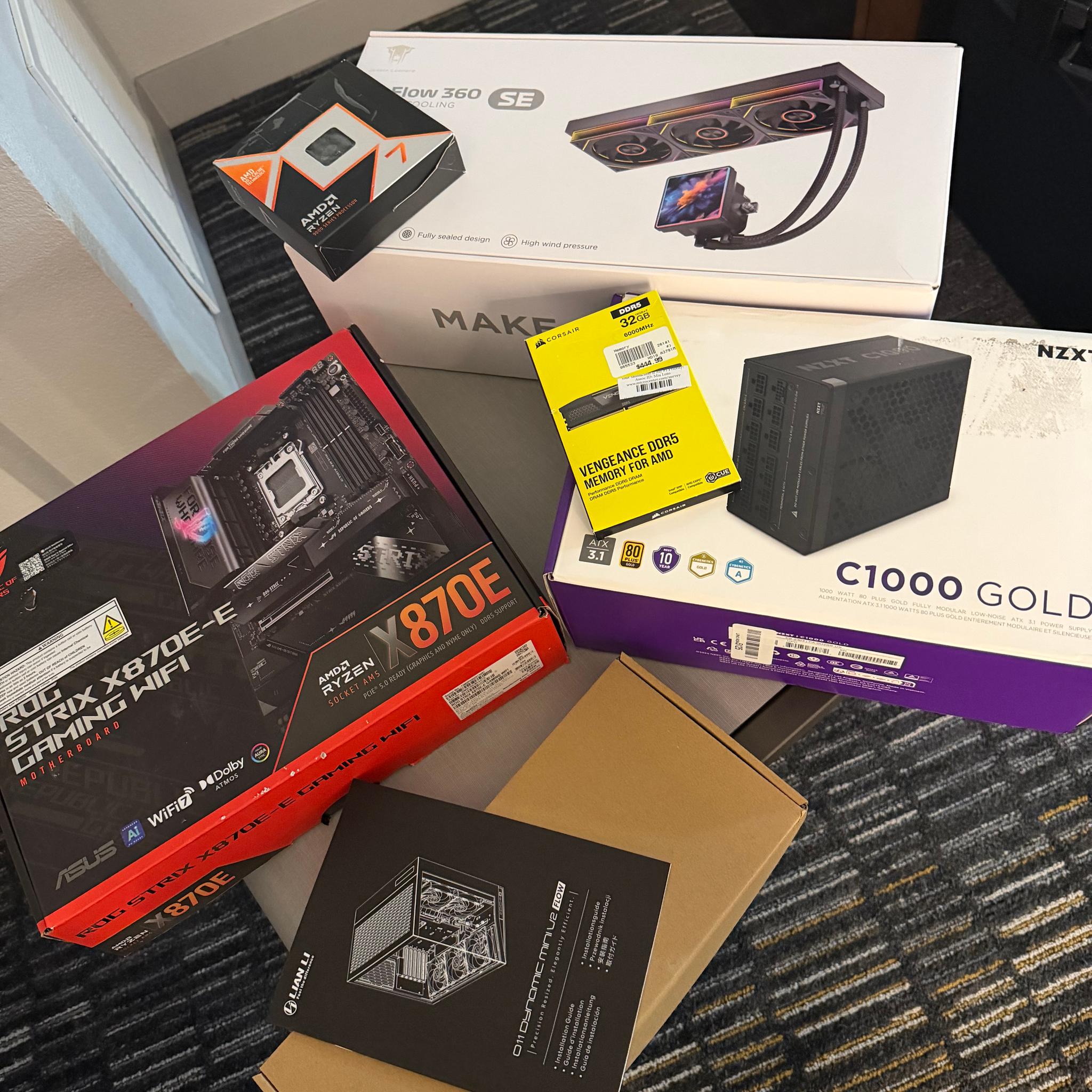 🔥 Premium 1440p Gaming PC | Ryzen 7 7800X3D | RX 9070 XT 16GB | 32GB DDR5 | ASUS ROG X870E