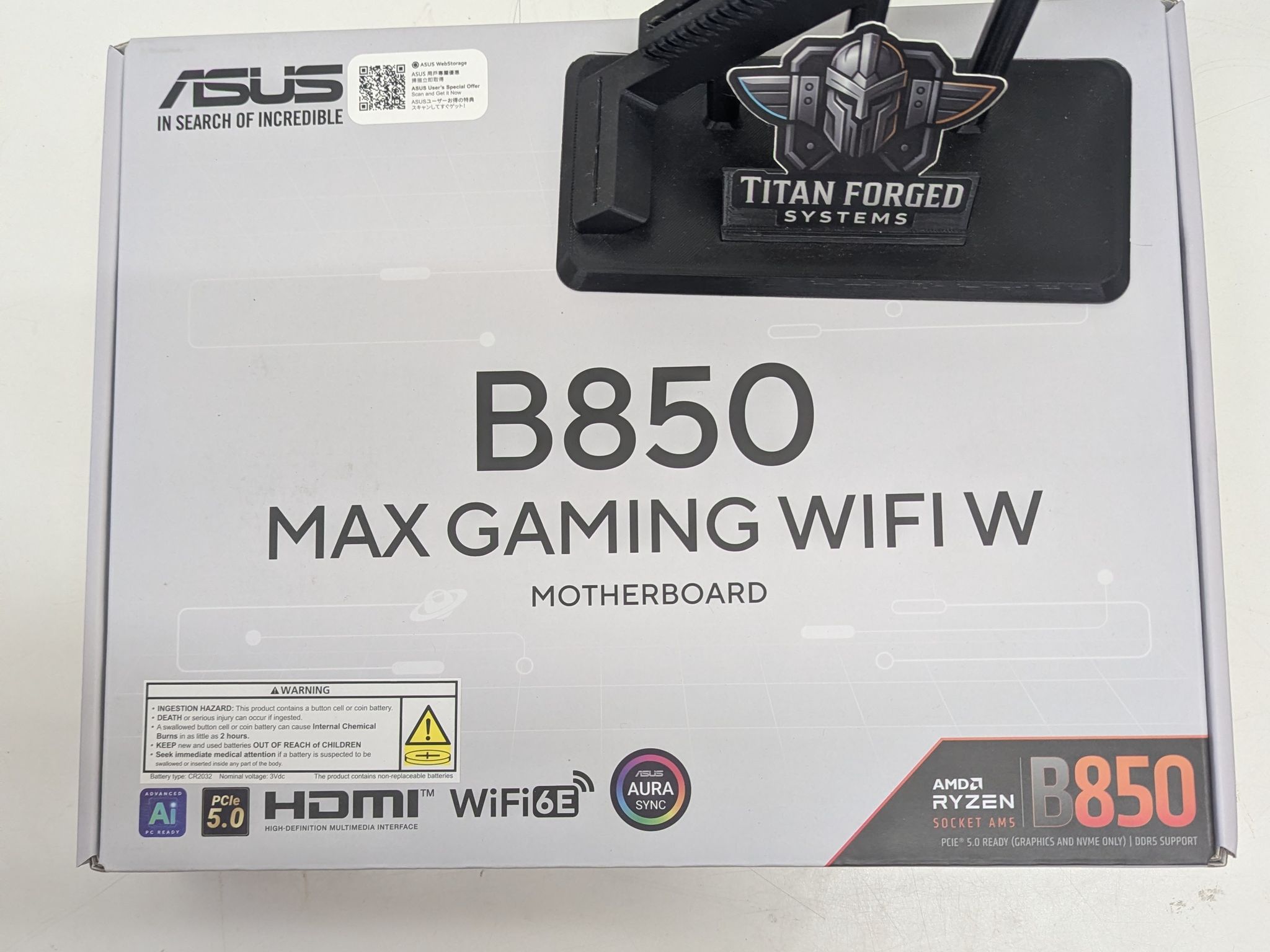 🛡️ B850 MAX GAMING WIFI | ASUS Motherboard BRAND NEW