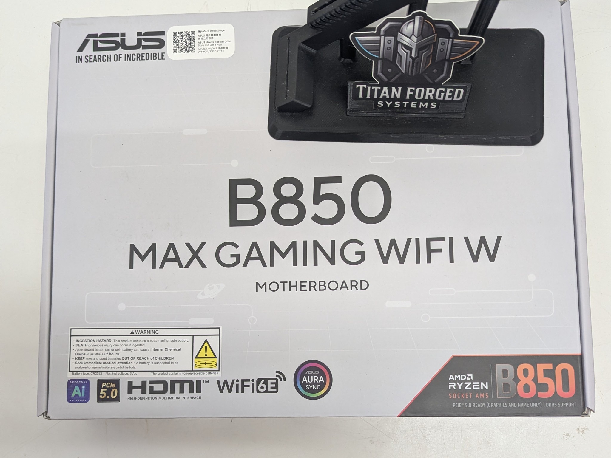 🛡️ B850 MAX GAMING WIFI | ASUS Motherboard BRAND NEW