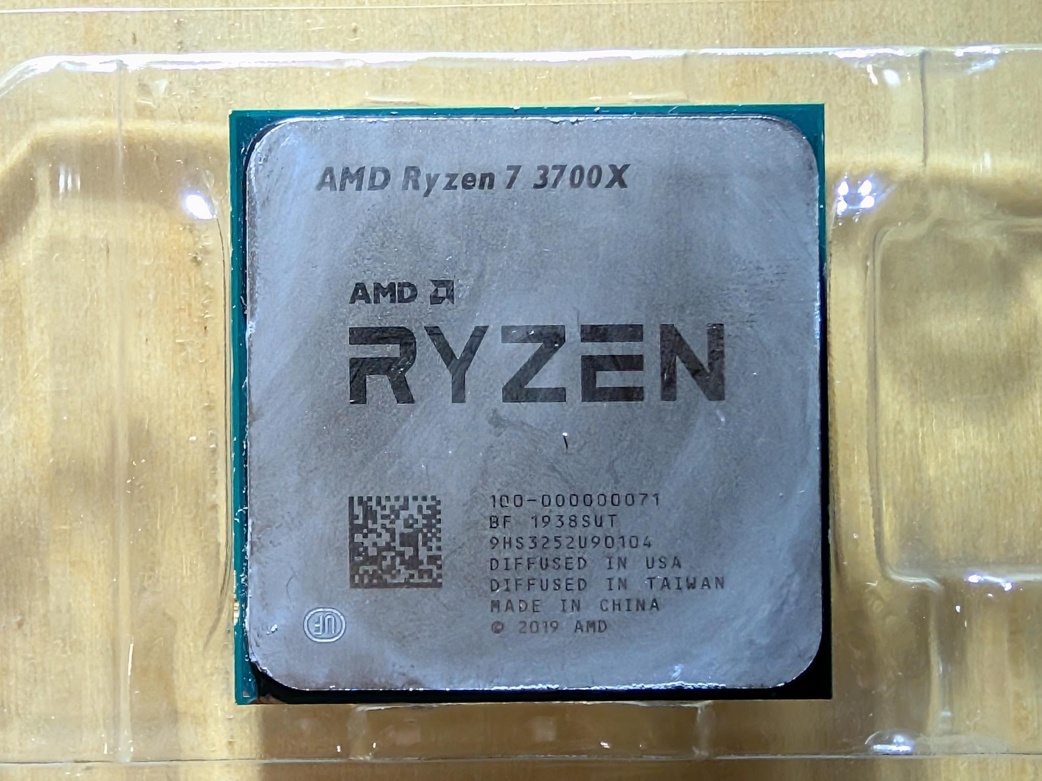 AMD Ryzen 7 3700X - ONE BROKEN PIN SOLD AS-IS