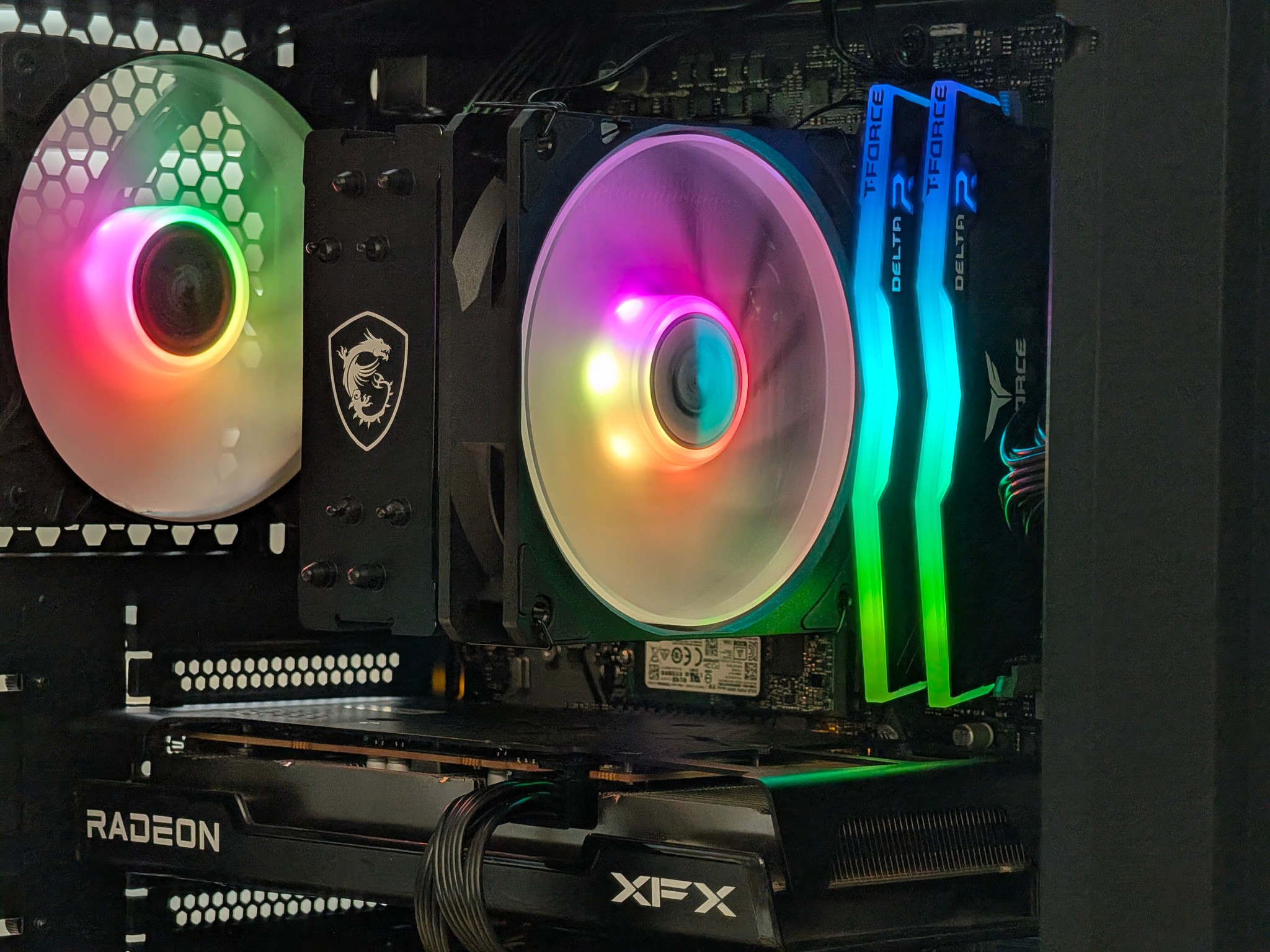 🌈🖤Ryzen 5 3600 | RX 6600 | 16GB DDR4 | 1TB SSD | Gaming PC🖤🌈