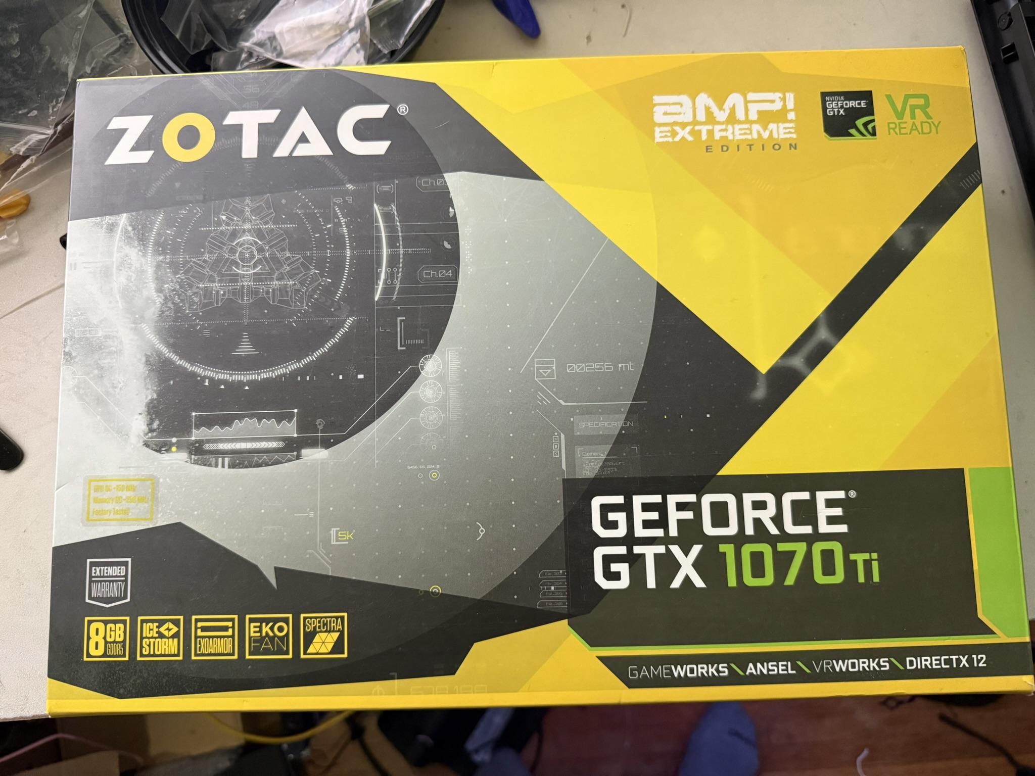 Zotac GTX 1070Ti Amp Extreme Edition 8gb