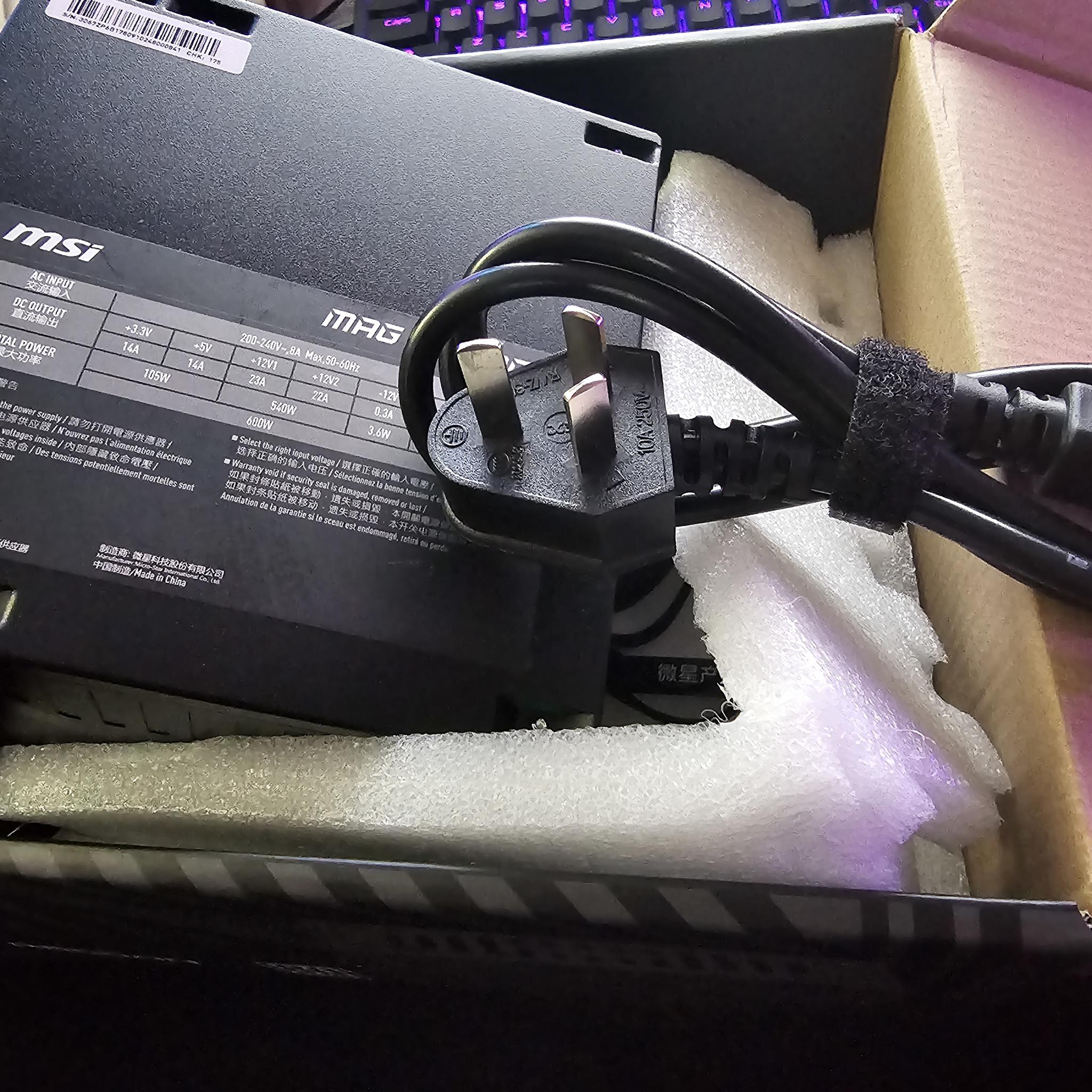 MSI MAG A600DN (600W POWER SUPPLY)(AC INPUT: 200-240V~)