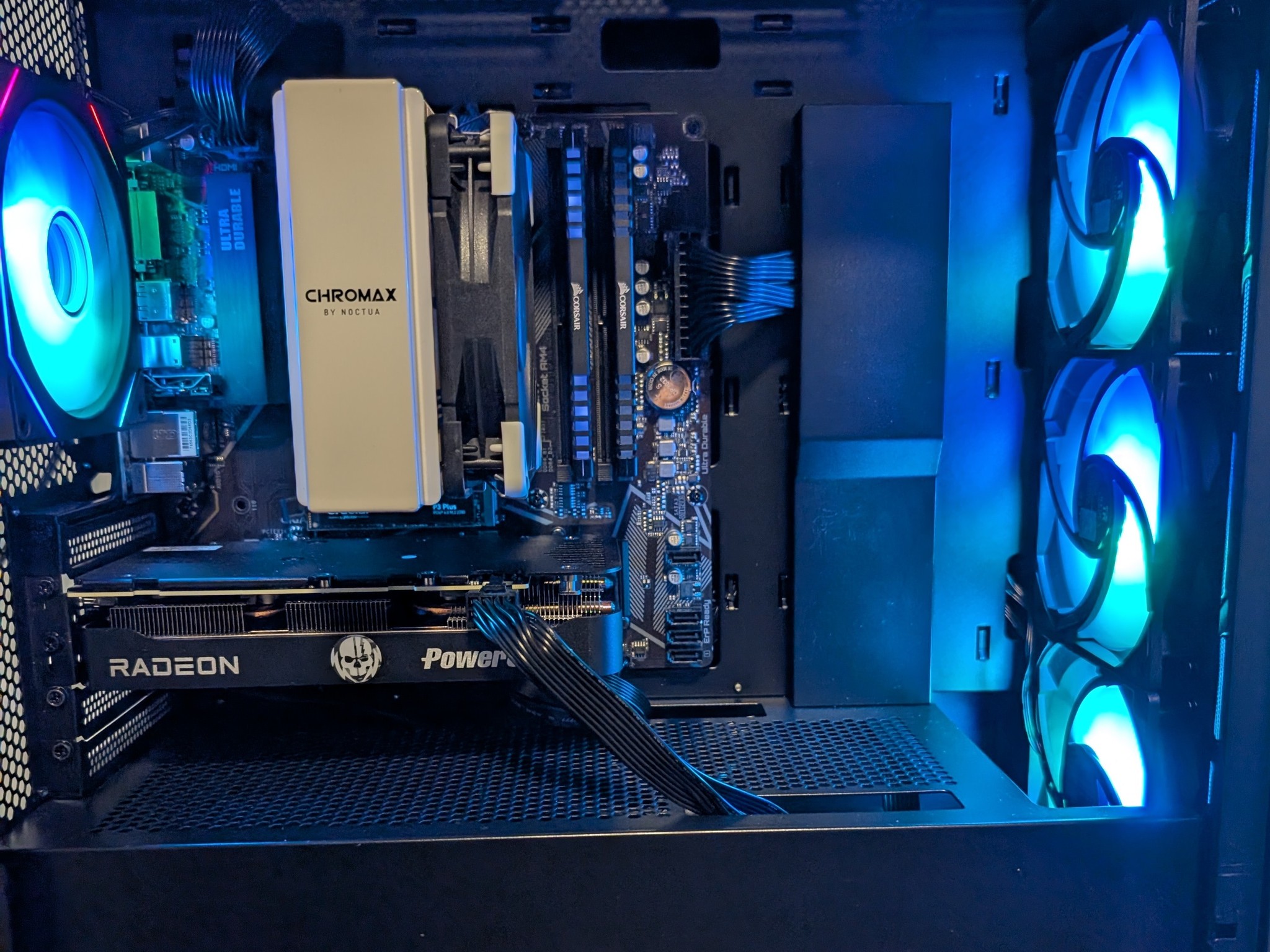 1440p Gaming PC RX 9060 XT 8 GB-Ryzen 5 5600x-32 GB DDR4 3200-1 TB NVME