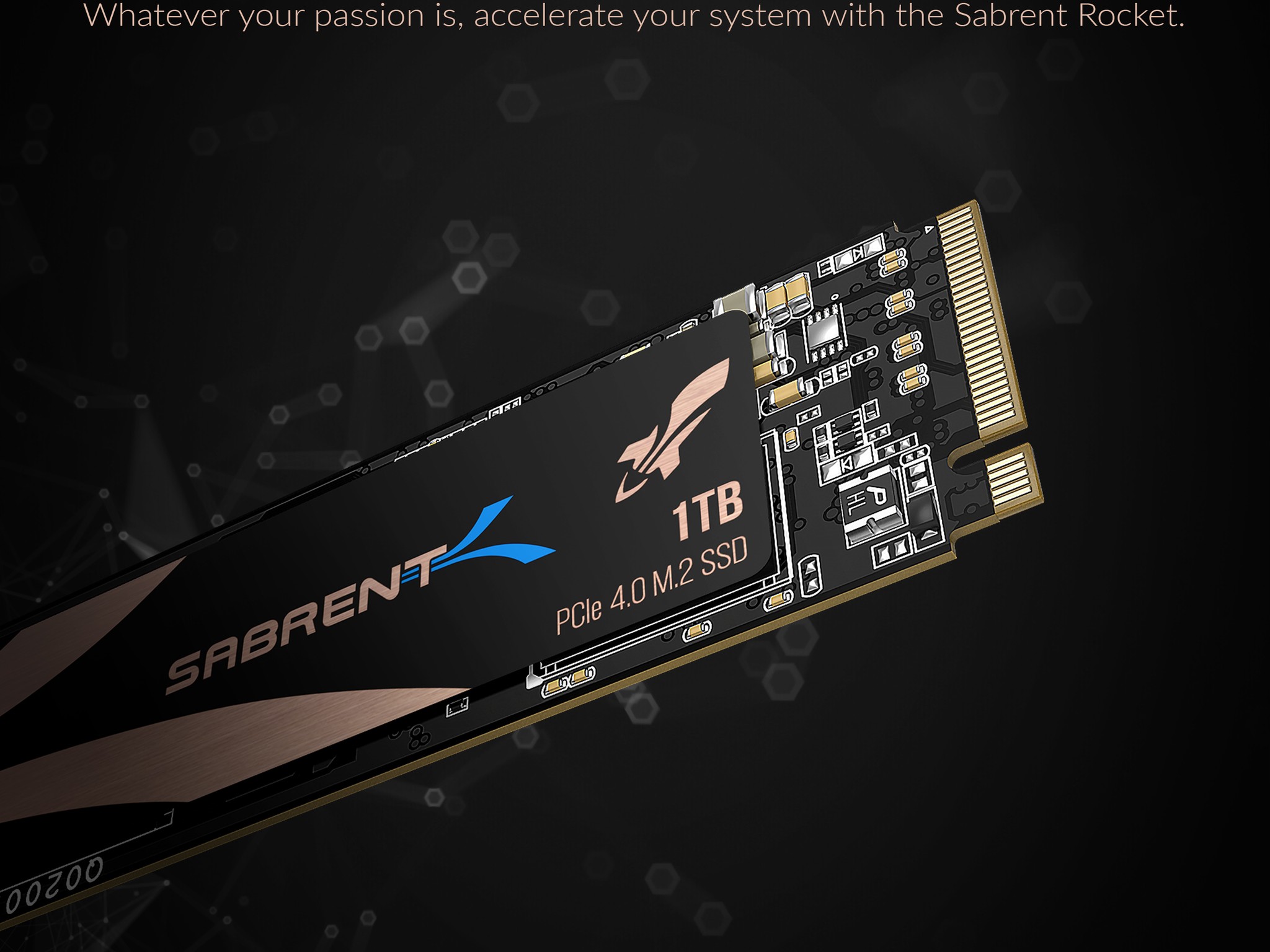 SABRENT 1TB Rocket Nvme PCIe 4.0 M.2 2280 SSD Maximum Performance Solid State Drive (Latest Version)
