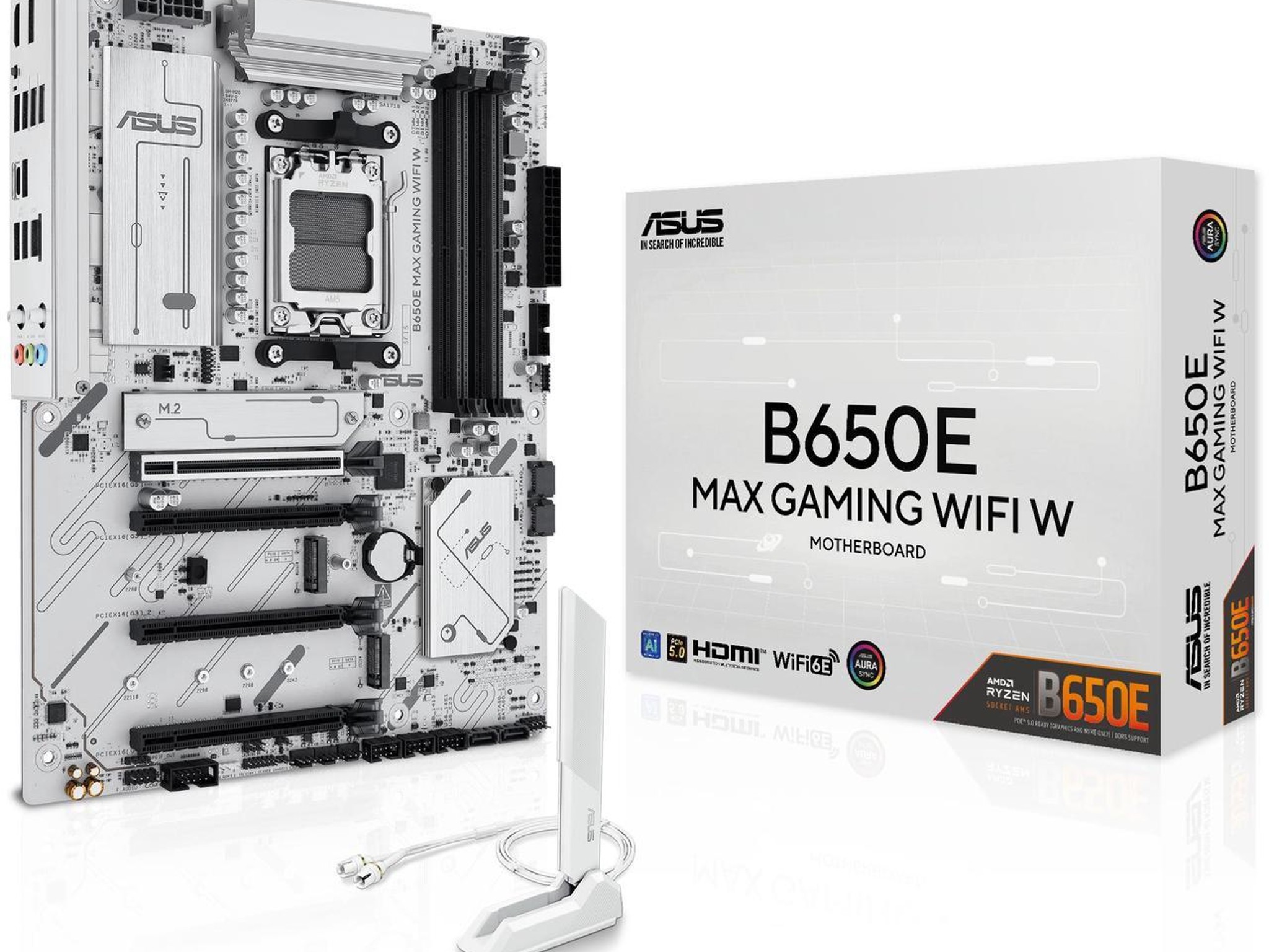ASUS B650E MAX GAMING WIFI W - AMD B650 AM5 ATX Motherboard