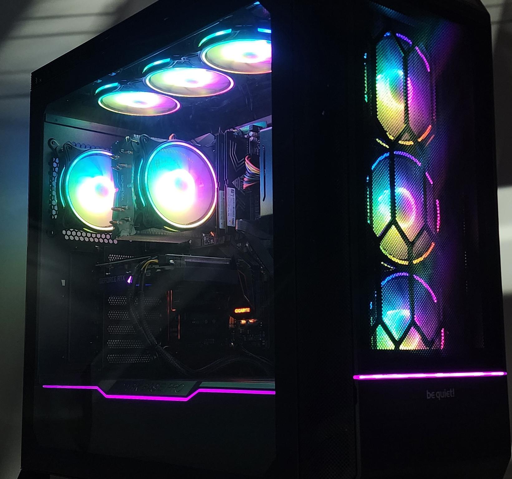 Gaming PC i7-8700K 16GB RAM 500GB SSD RTX 3060 12GB Windows 11 Computer