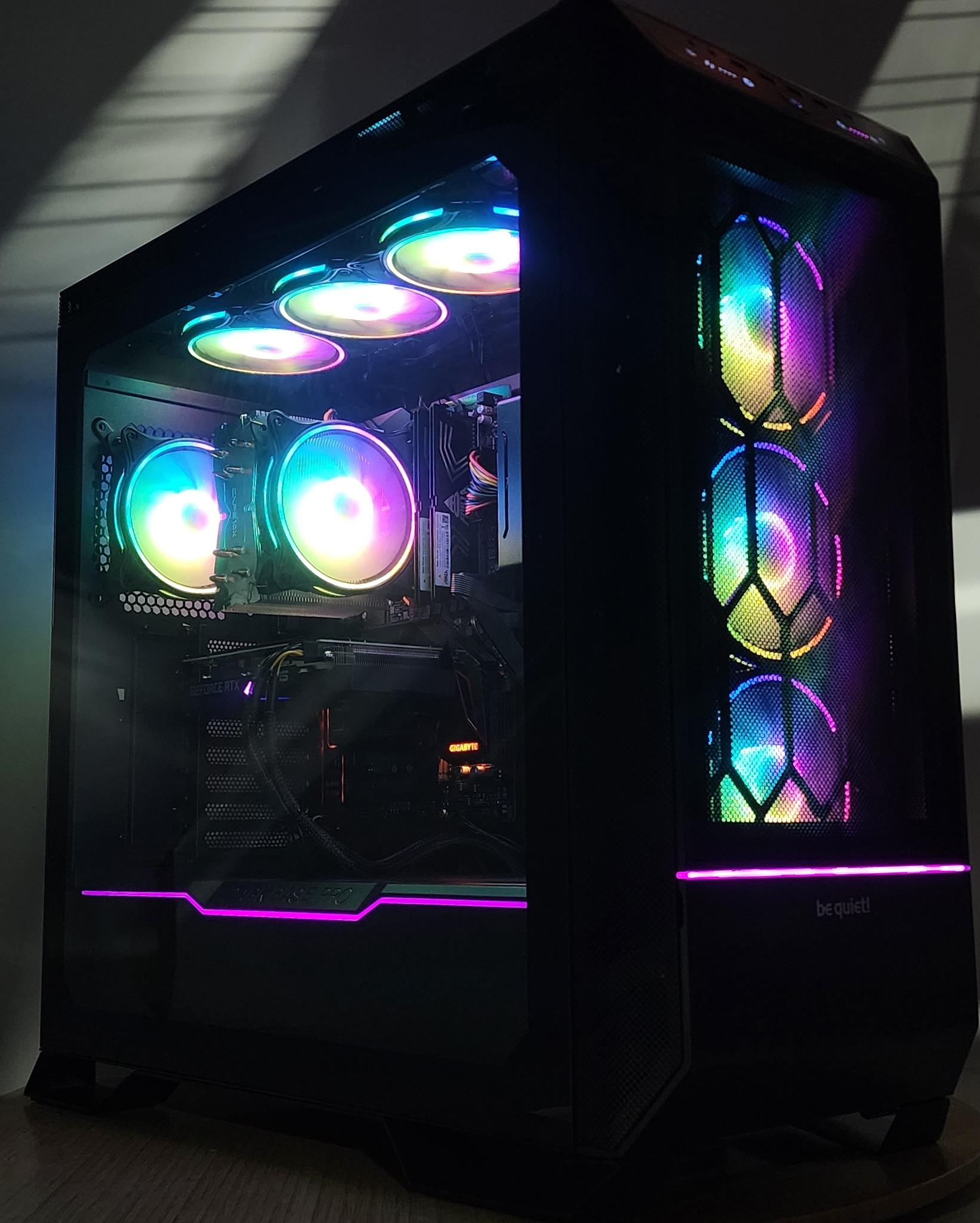 Gaming PC i7-8700K 16GB RAM 500GB SSD RTX 3060 12GB Windows 11 Computer