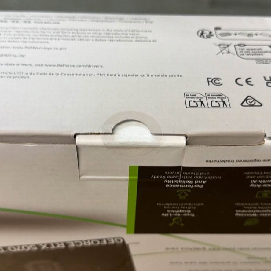 BNIB PNY GeForce RTX 5070 Ti OC Triple Fan