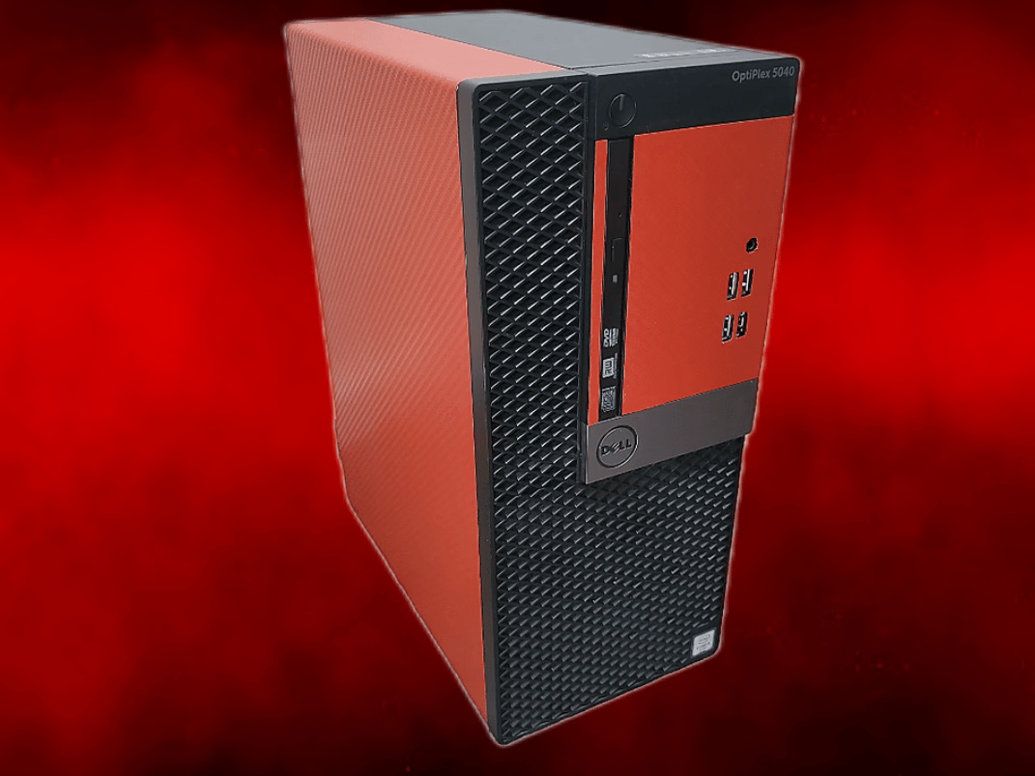 CLEARANCE: Gaming PC, GTX 1050 OC Edition w/ I5 6500, 8GB/500GB HDD. Dell OptiPlex 5040 MT (RED)