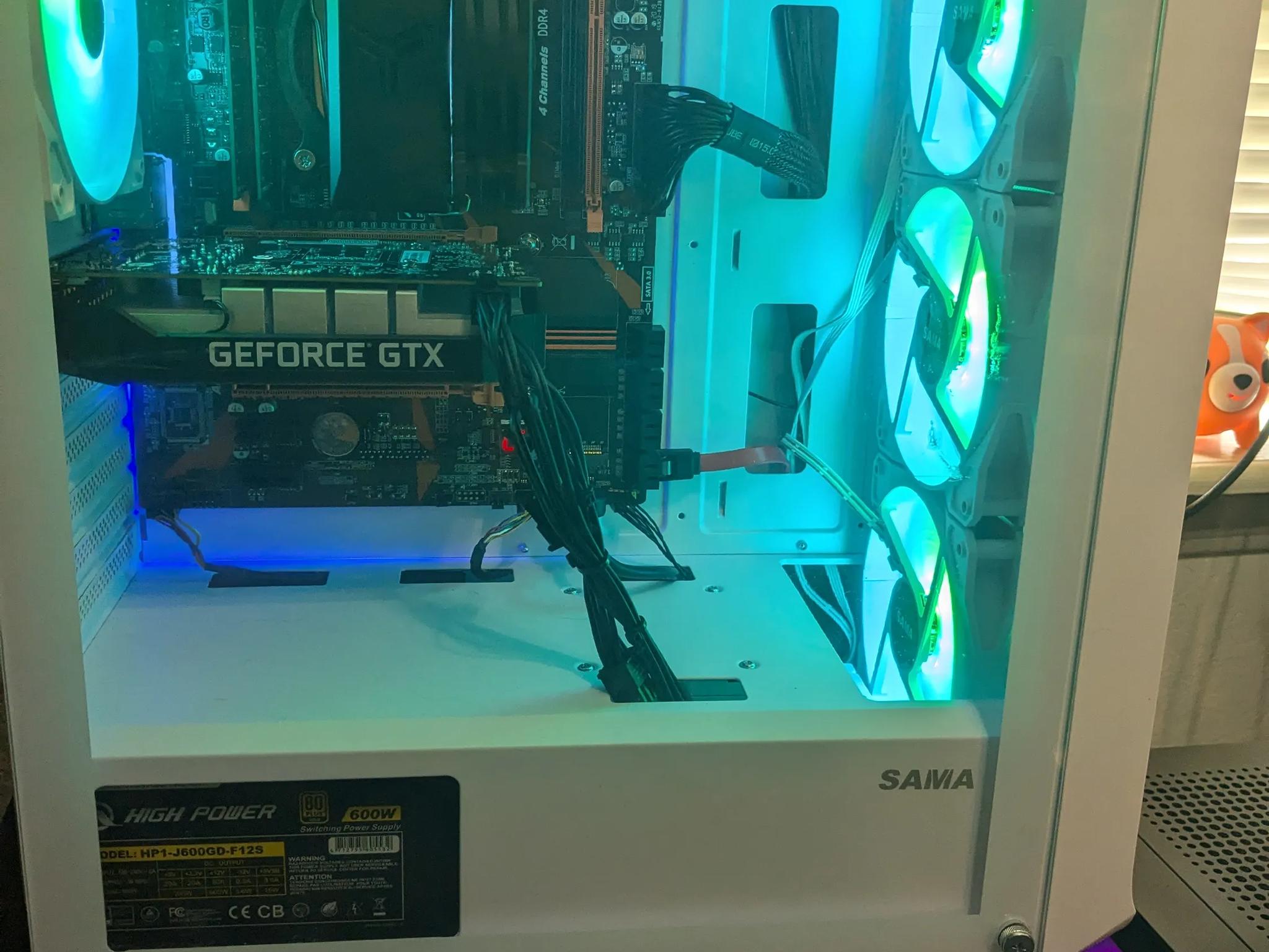 FREE SHIP - Intel 6 Core Xeon, 16GB DDR4, GTX 1650 SUPER 4GB, 480GB SSD, Win10, WiFi, RGB