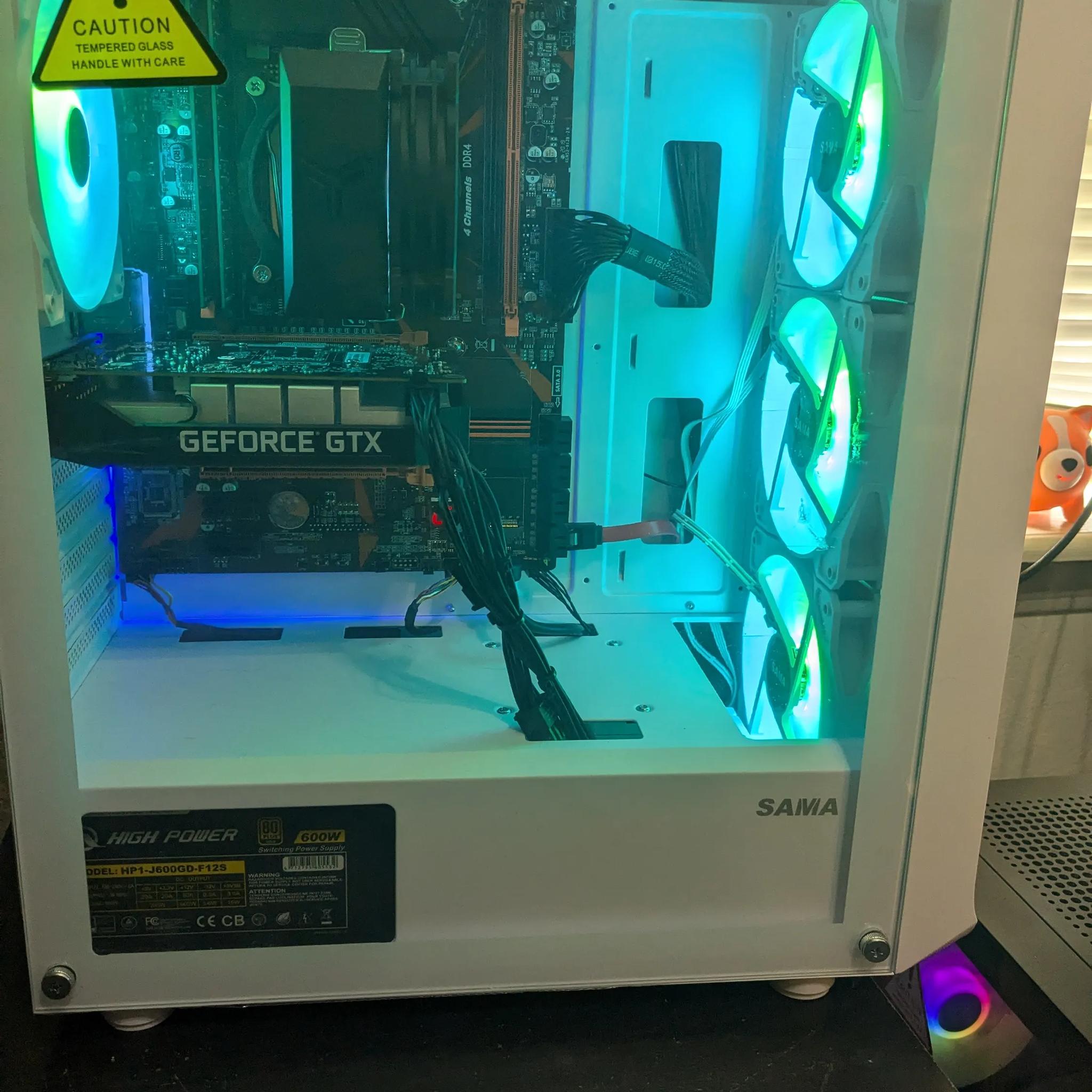 FREE SHIP - Intel 6 Core Xeon, 16GB DDR4, GTX 1650 SUPER 4GB, 480GB SSD, Win10, WiFi, RGB