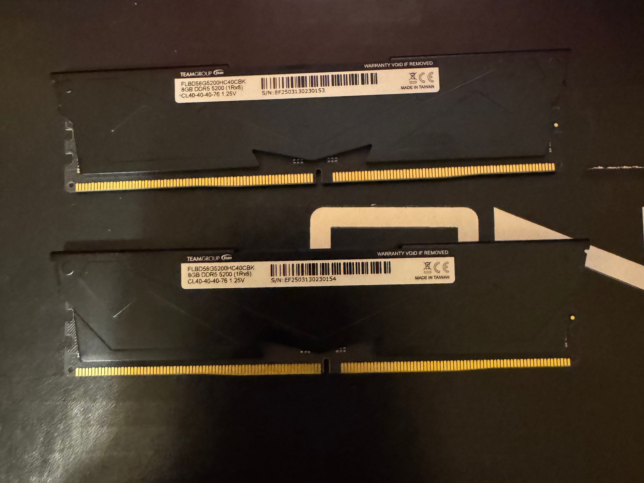 T-Force Vulcan 16GB DDR5 5200 CL40
