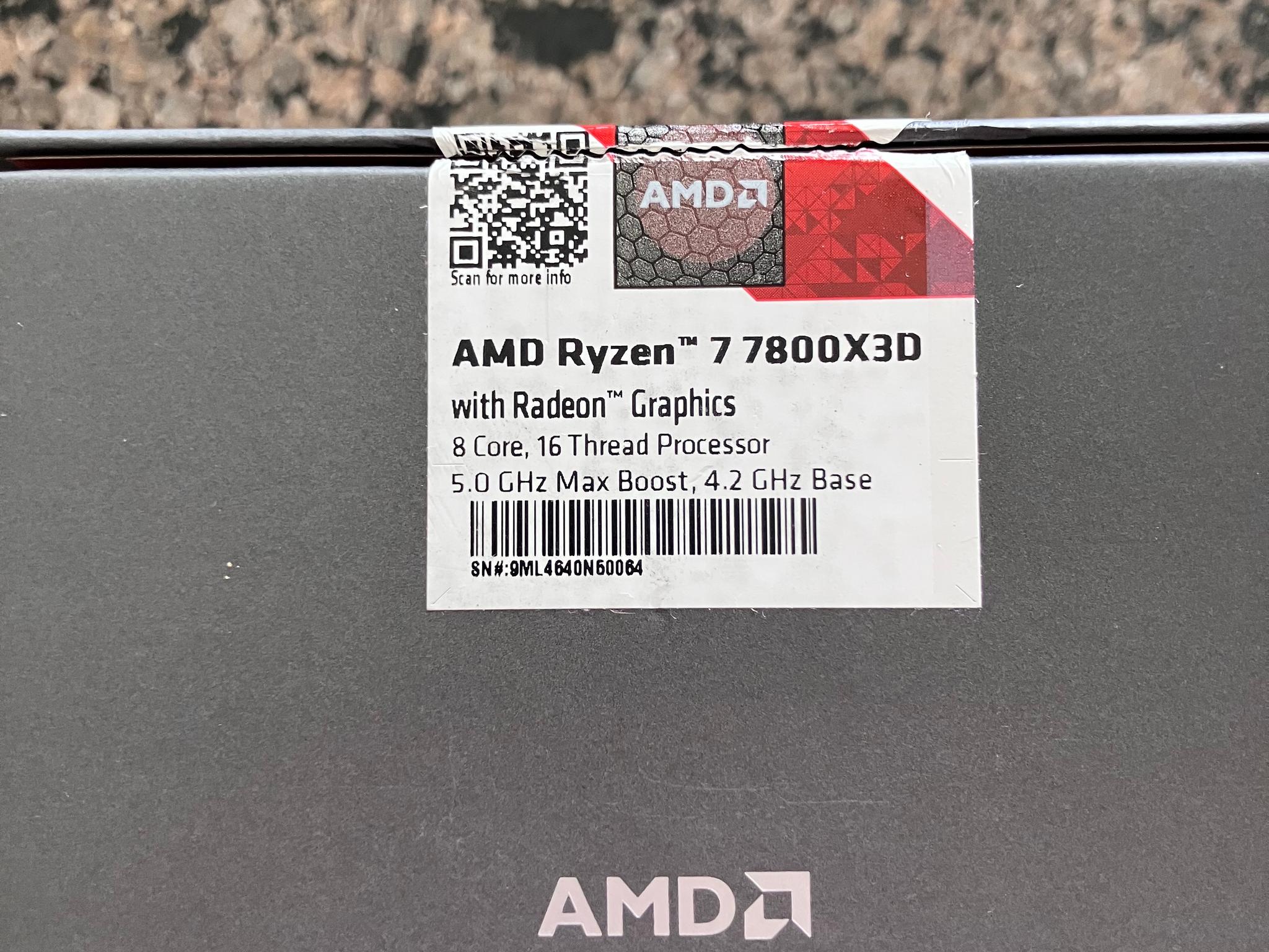 AMD Ryzen 7 7800X3D