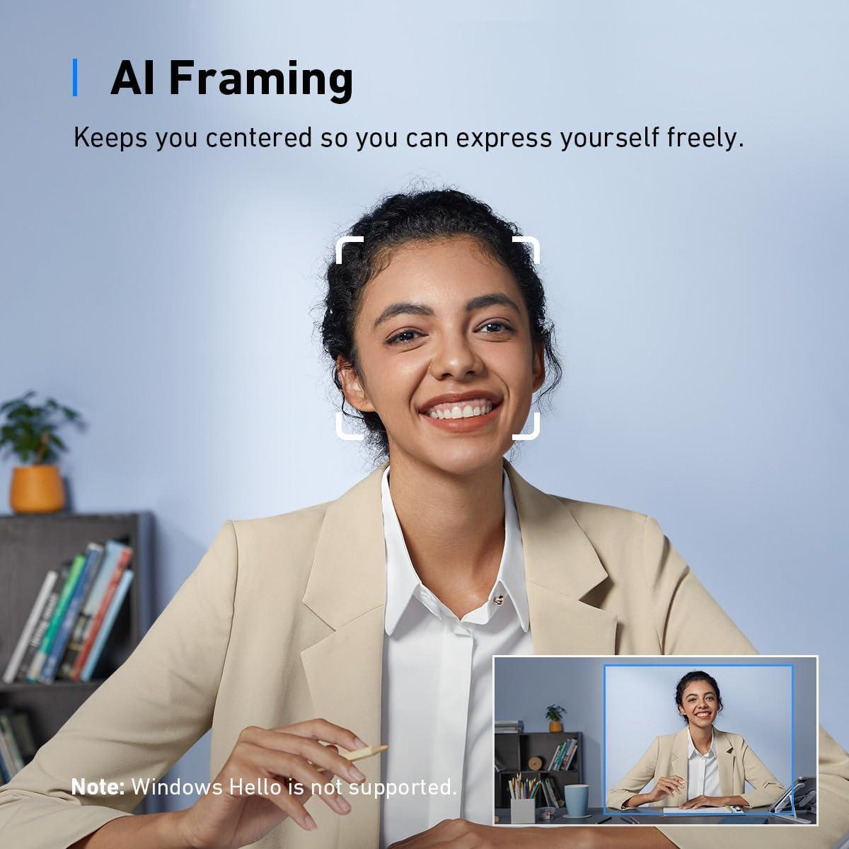 4K Webcam C310, 12 Megapixel, AI Auto Focus