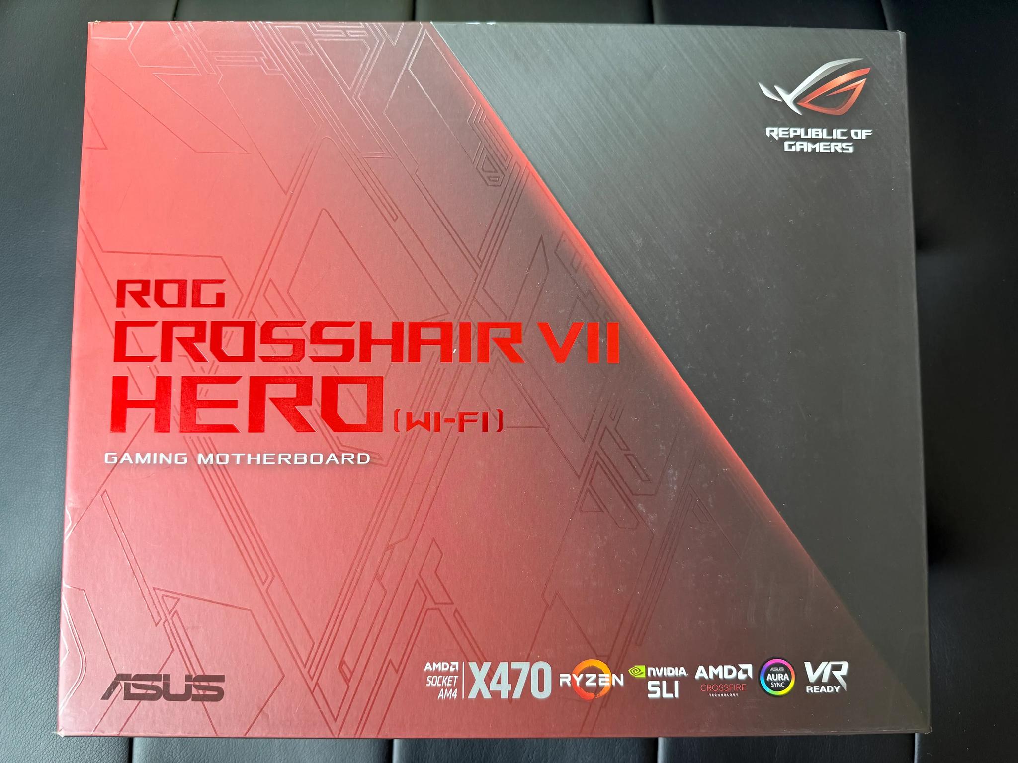Asus ROG Crosshair VII AMD X470 ATX Gaming WiFi Motherboard