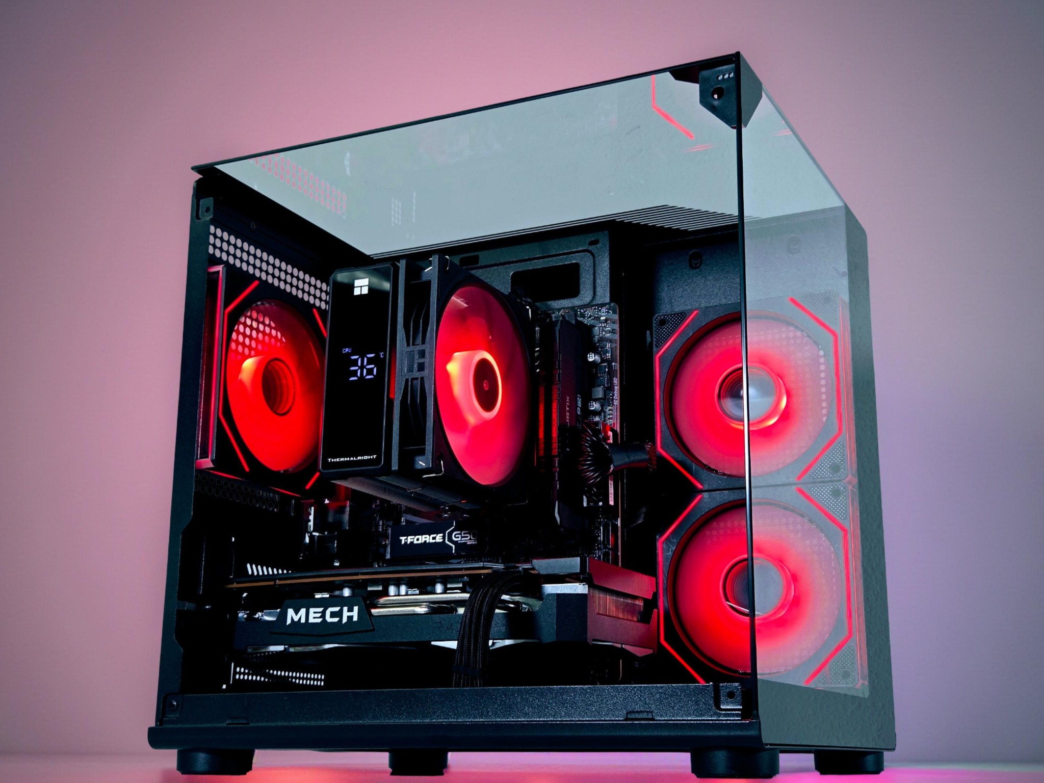 ✨🟥🎮All AMD Gaming PC🔴AMD RX 6600 8GB🔴AMD Ryzen 5 3600 6 core🔴16GB DDR4🔴512GB NVME