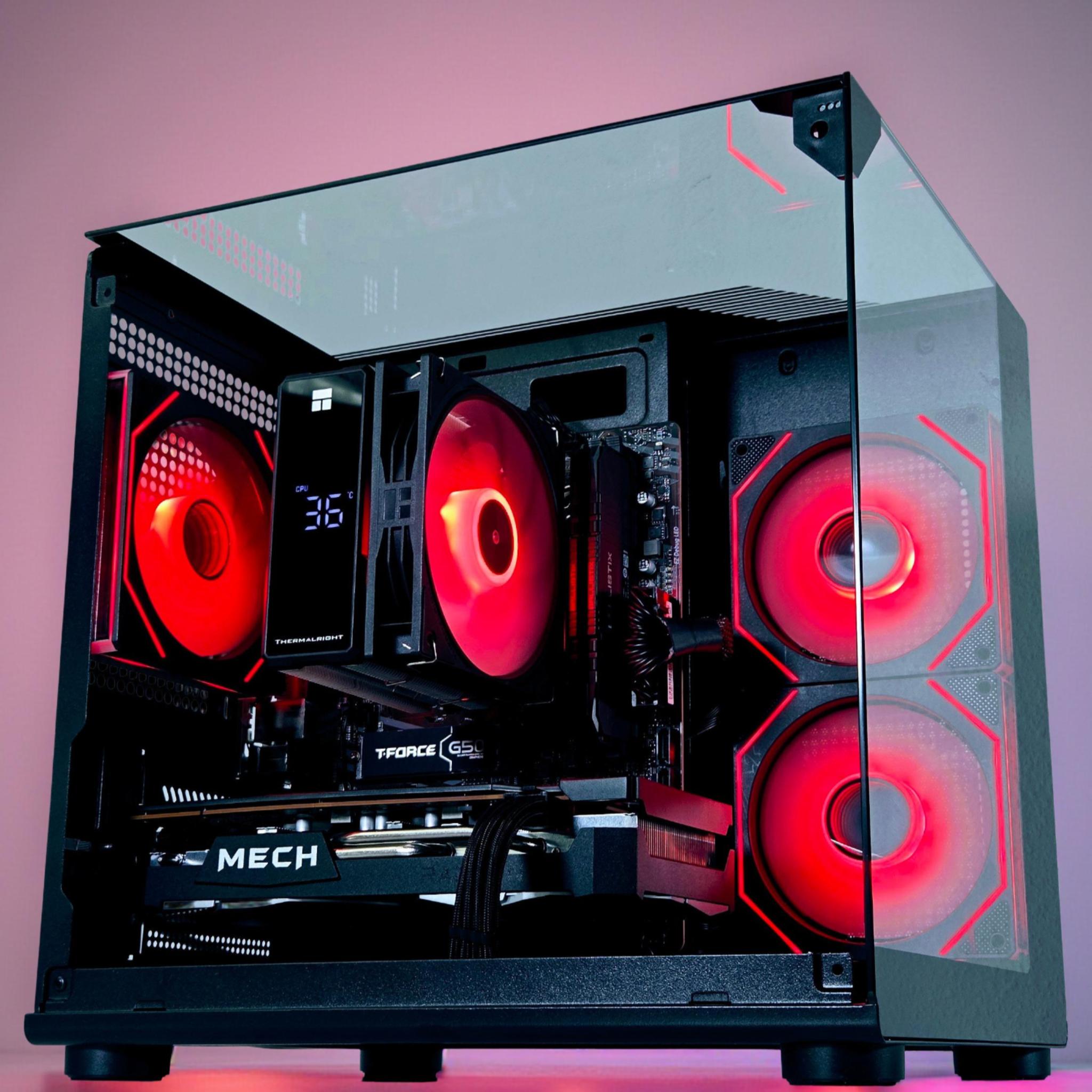 ✨🟥🎮All AMD Gaming PC🔴AMD RX 6600 8GB🔴AMD Ryzen 5 3600 6 core🔴16GB DDR4🔴512GB NVME