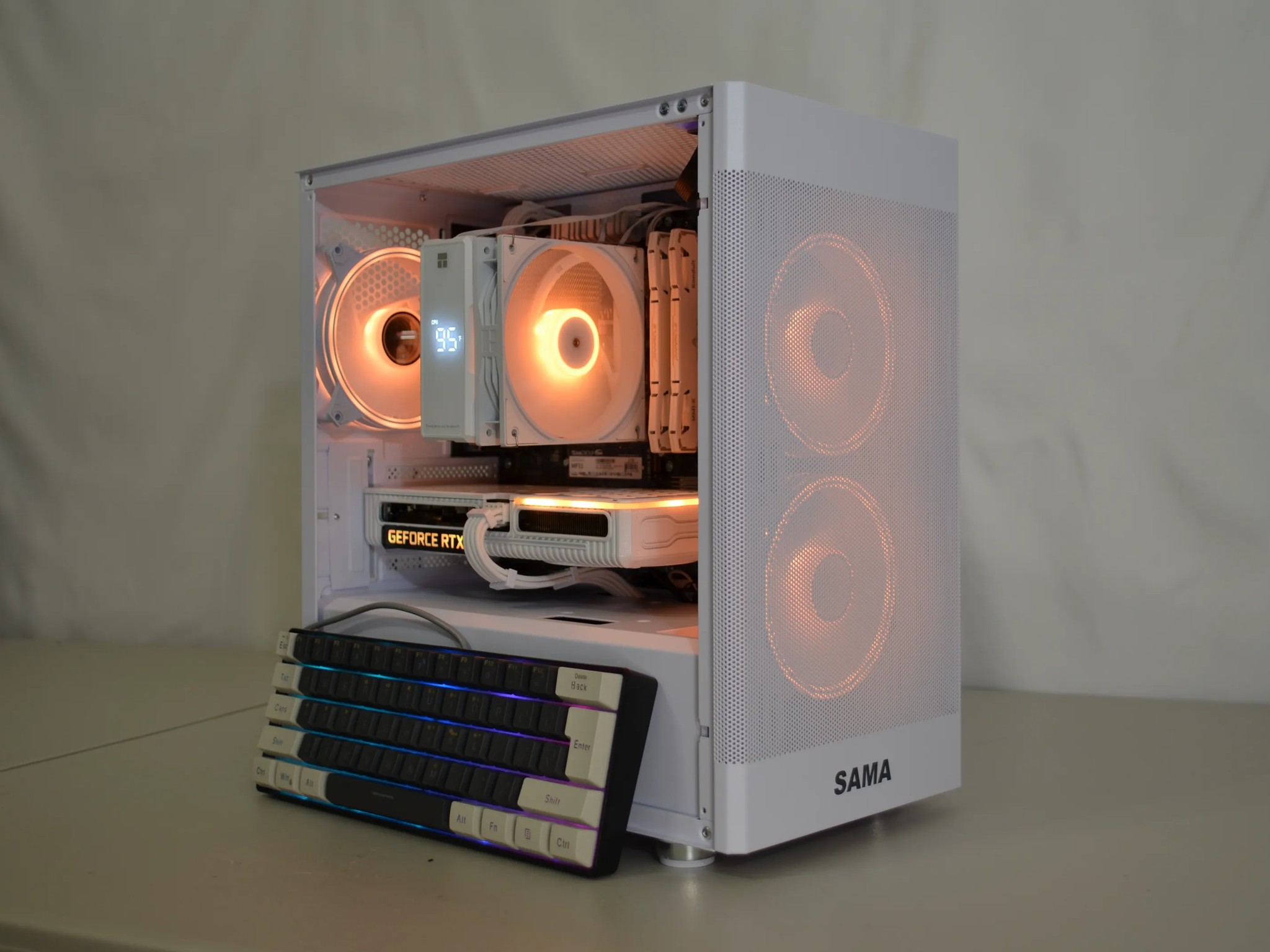 ⚪White Out V3⚪ Free Keyboard!⌨️ - RTX 3060ti | Ryzen 5 5500 | 1tb NVMe | Windows 11 FULLY ACTIVATED