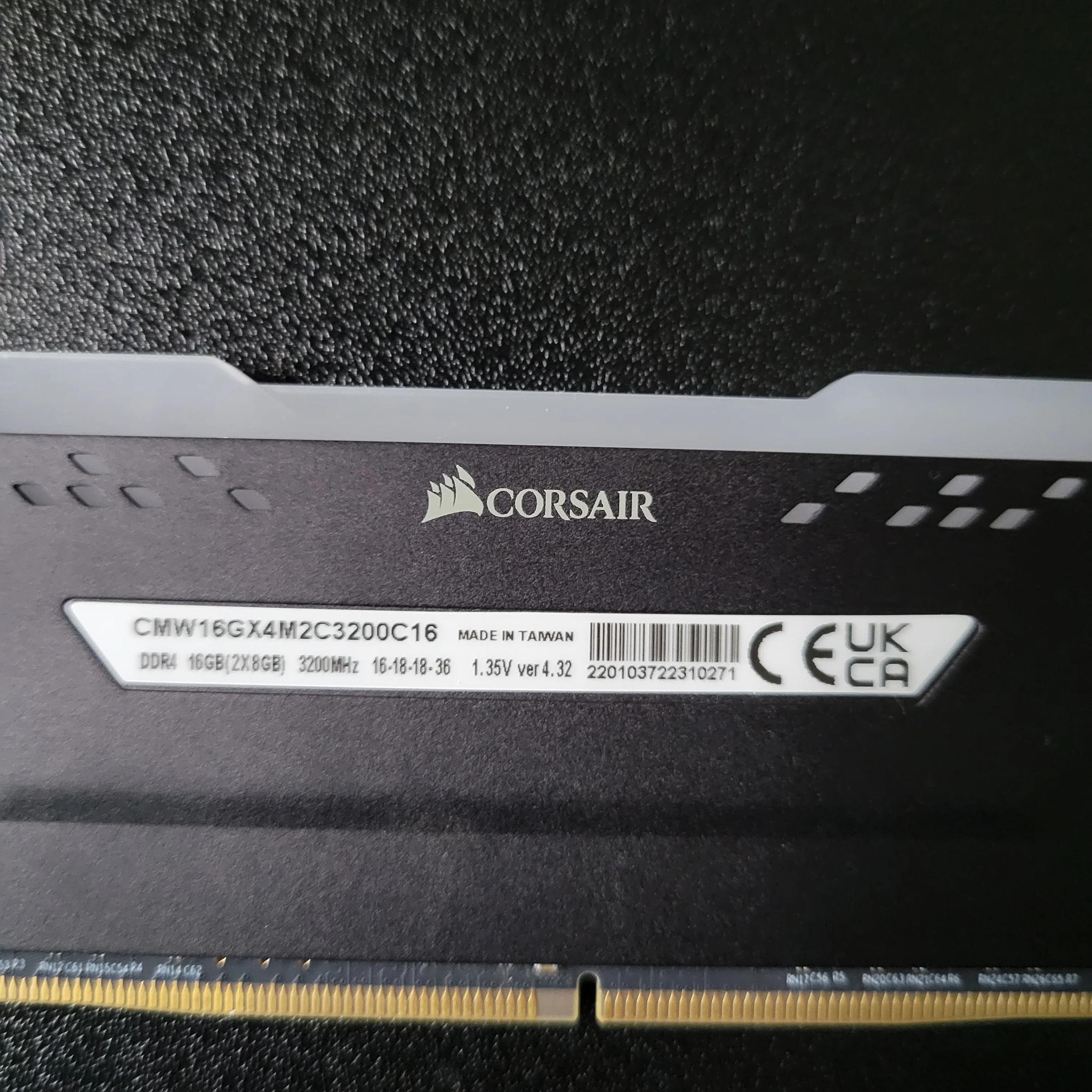 Corsair Vengeance RGB PRO 2x8GBs 3200mhz DDR4