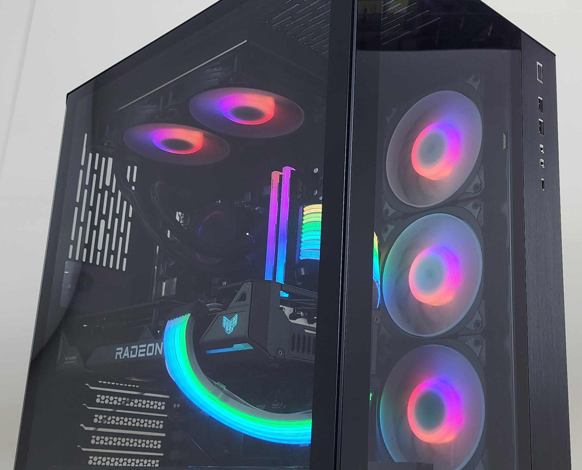 Gaming PC Ryzen 7 7800X3D 32GB RAM 1TB SSD RX 7800 XT 16GB Win11 Computer
