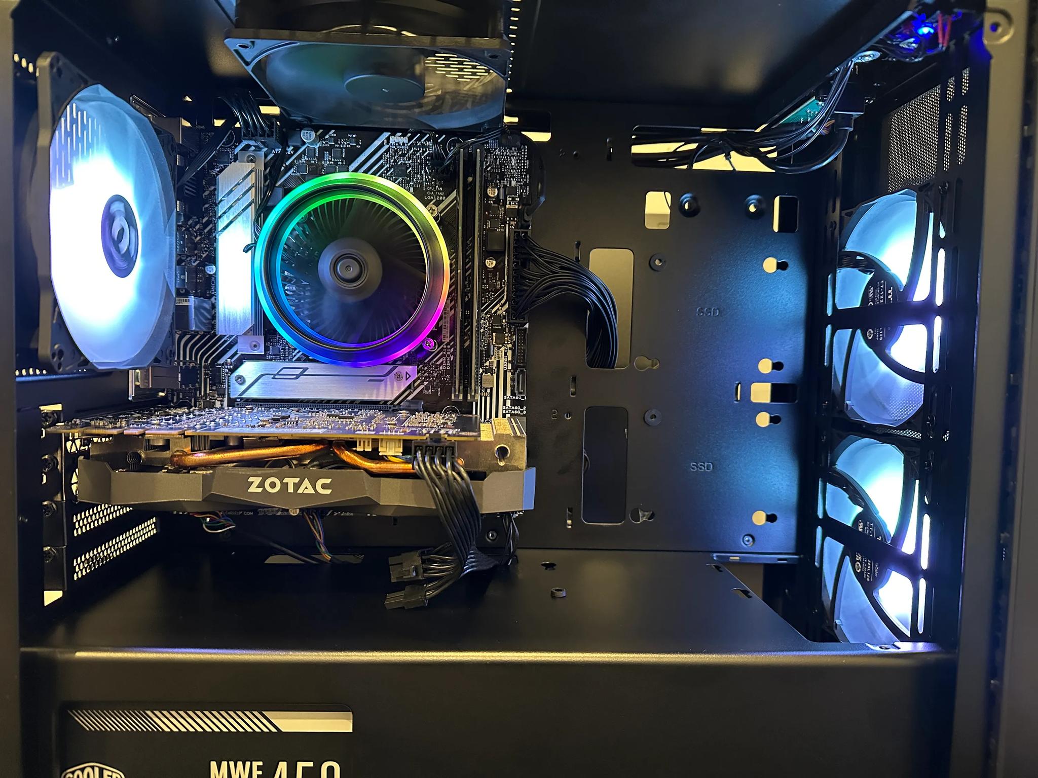 Budget Gaming PC-Intel Core i3-10100F 4 Core/8Thread -Nvidia GTX 1060 6GB -16GB DDR4 RAM-500GB SSD