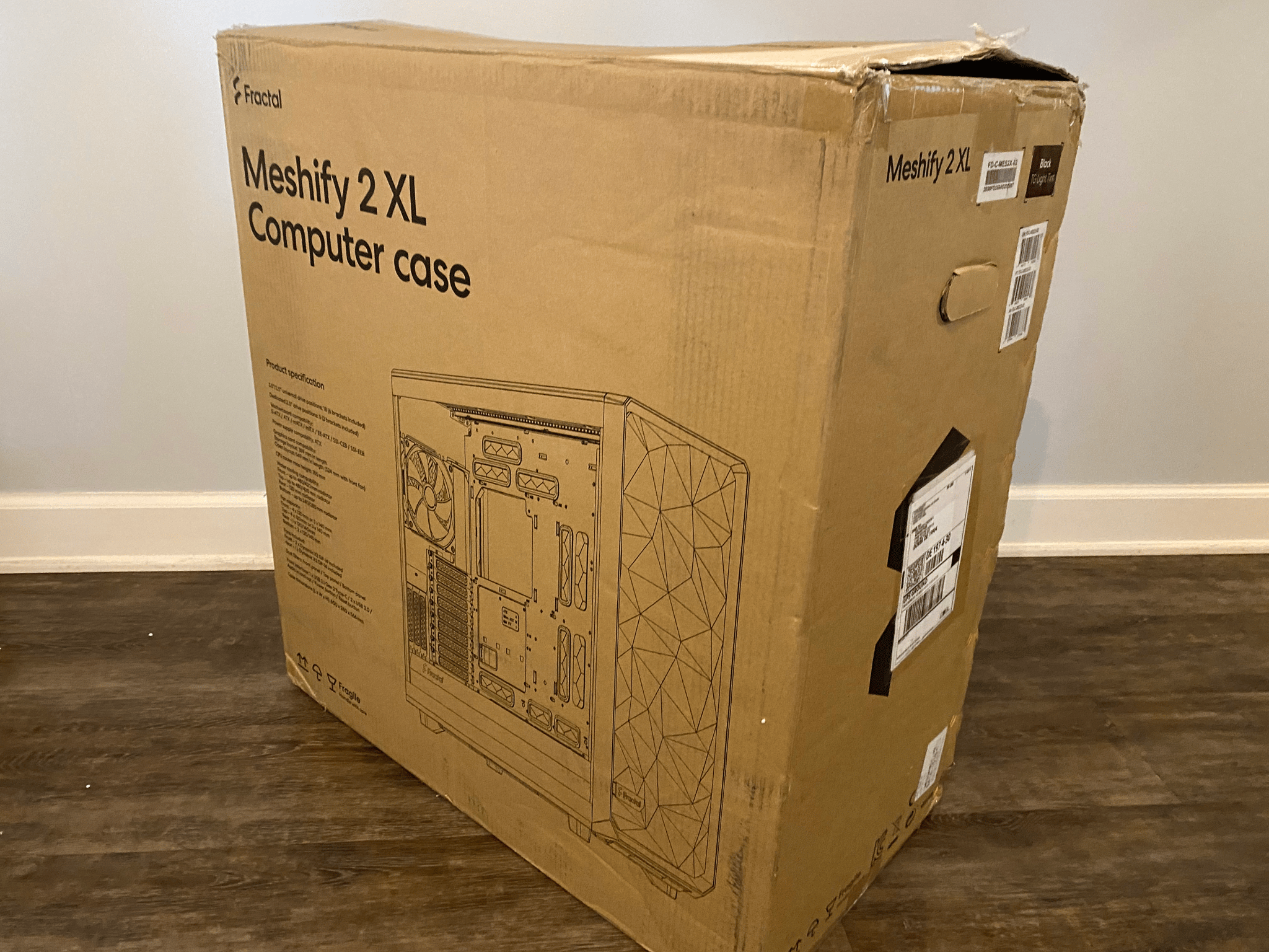 Fractal Meshify 2XL, Black Tinted
