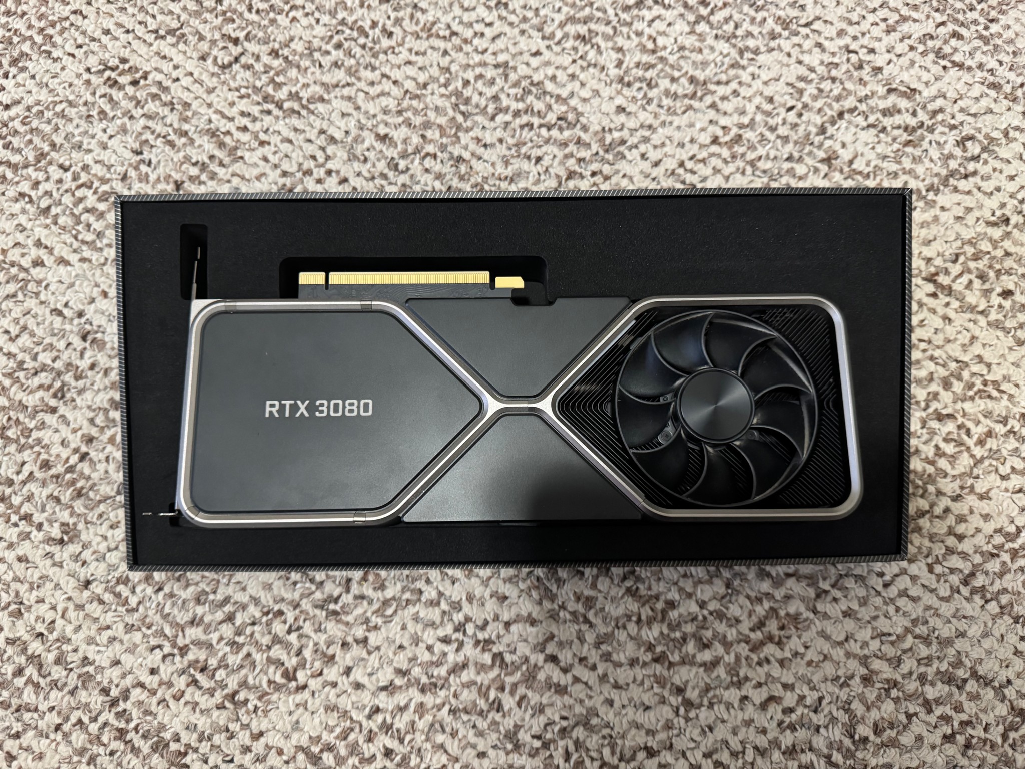 NVIDIA GeForce RTX 3080 Founders Edition 10GB GDDR6X Graphics Card -...