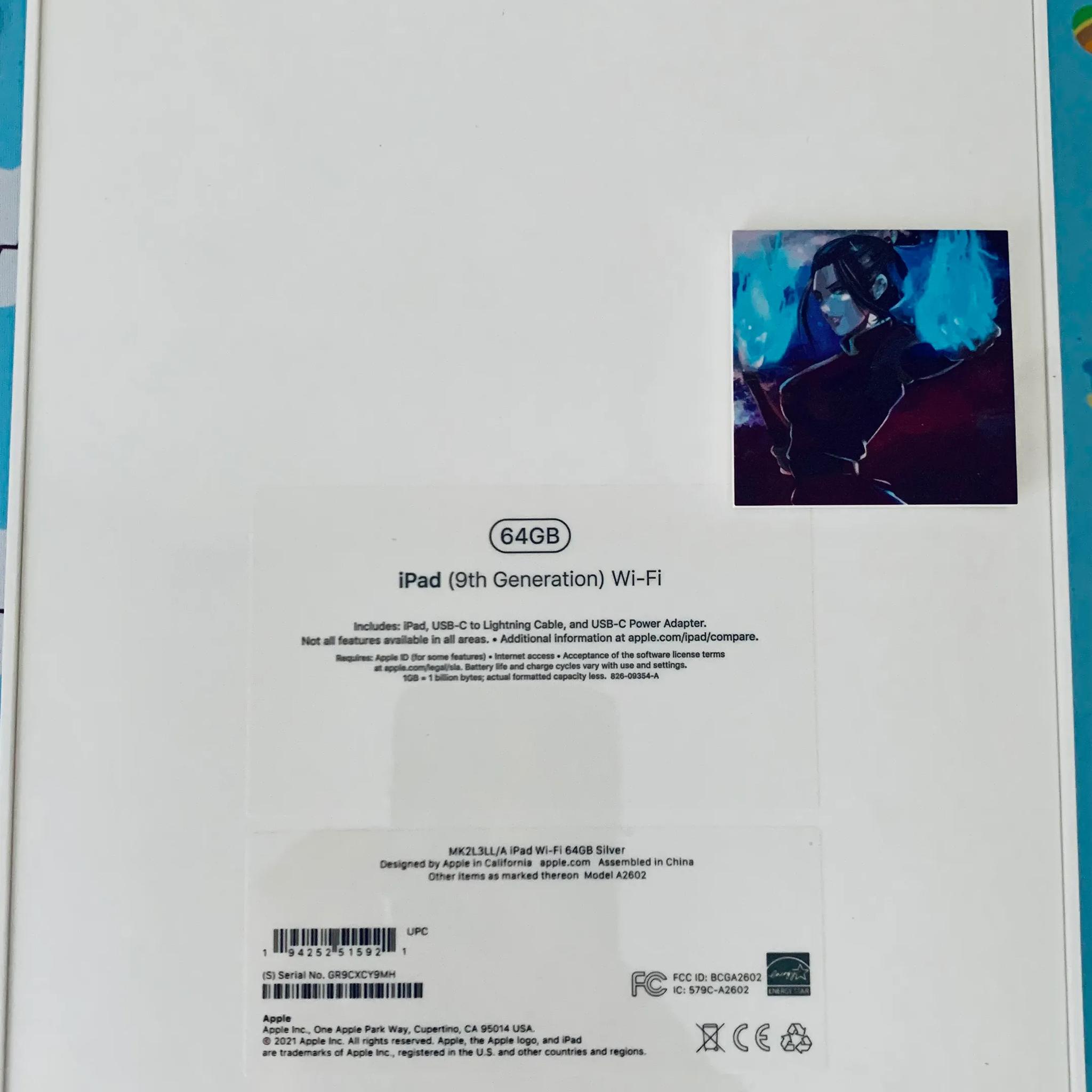 BNIB Apple iPad (9th Generation), 64GB, Wi-Fi