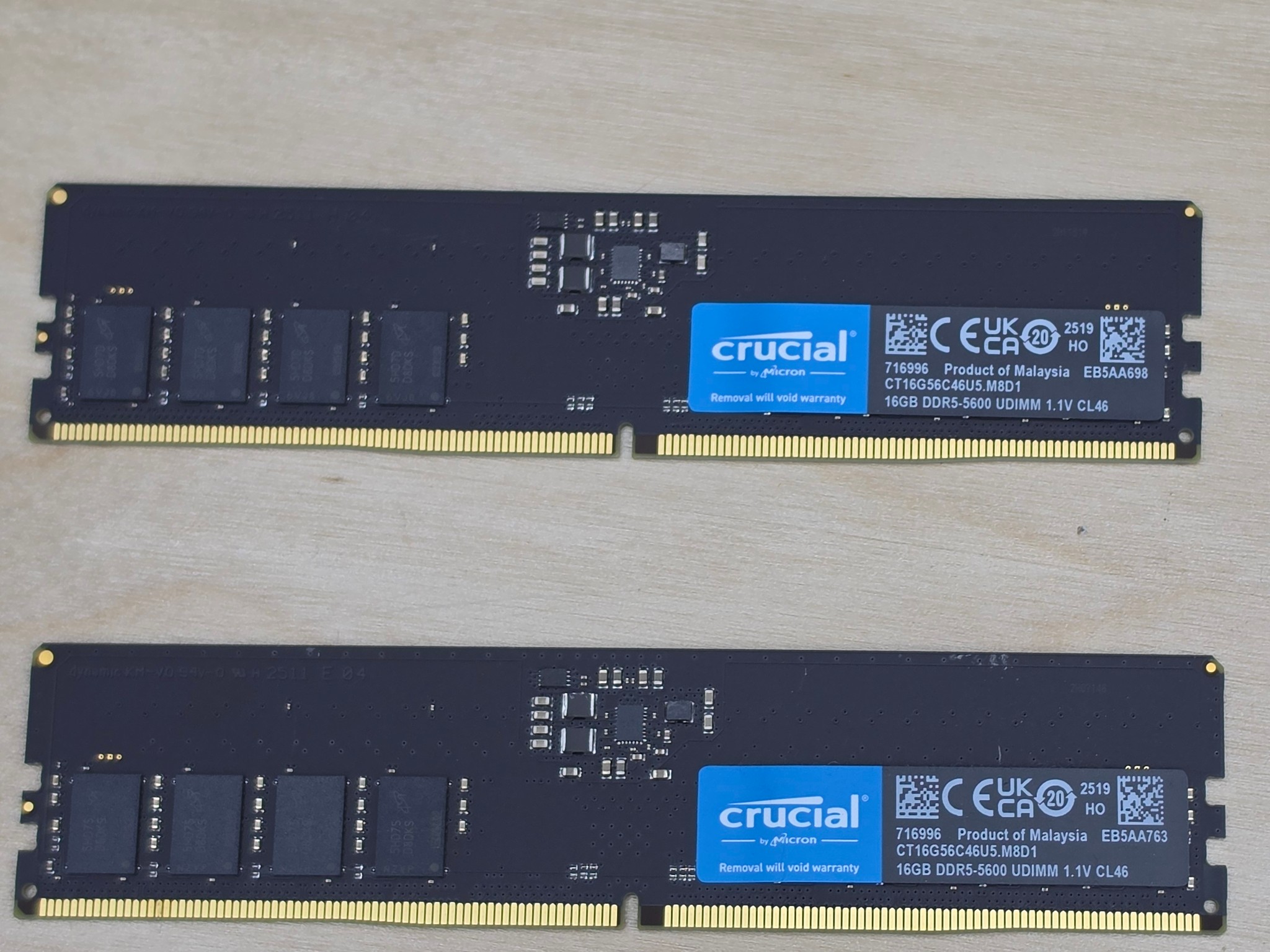Crucial DDR5 5600 RAM