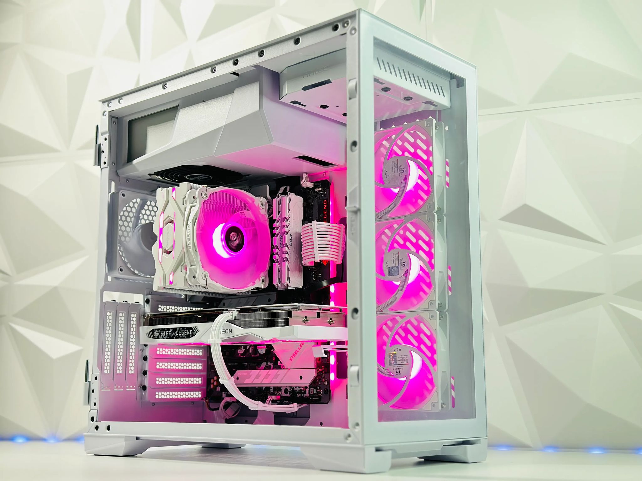 🌬️☃️Snowman⛄Gaming PC❄️AMD RX 7600 8GB❄️Intel i5 11400F 6 core❄️16GB DDR4❄️1TB NVME