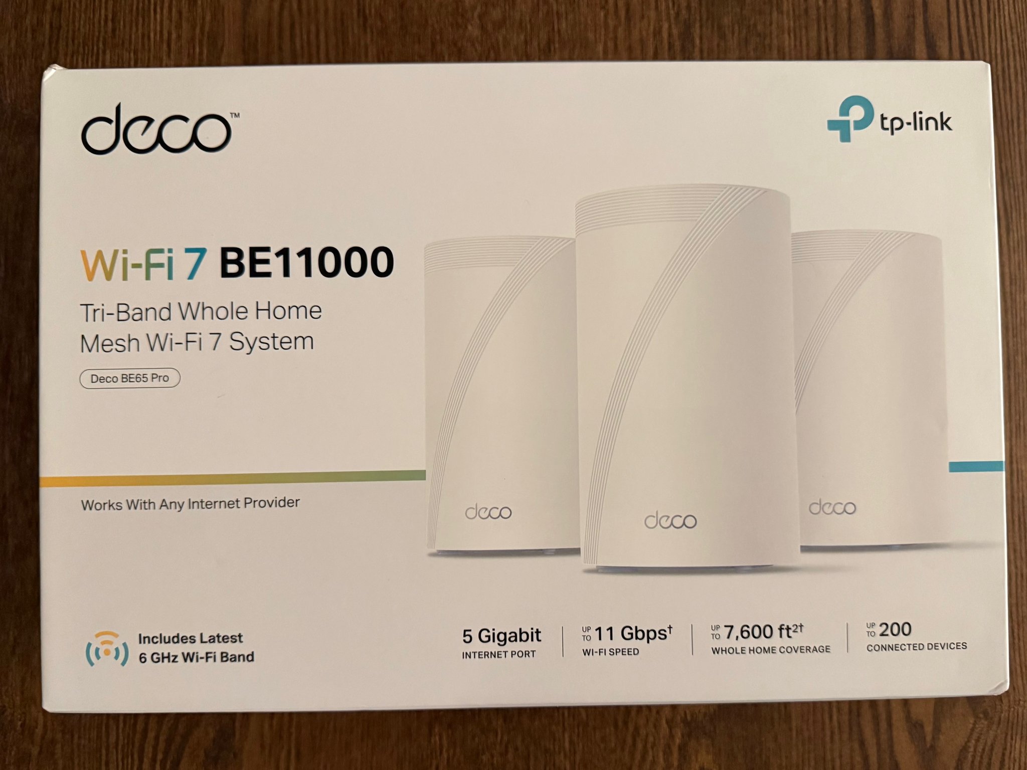 DECO Wi-Fi 7 BE11000 Tri-Band Whole Home Mesh System