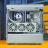 “Cyphernox” RX 7800 XT Ryzen 5 7600 32GB Windows 11 Pro 2TB White Edition Gaming PC