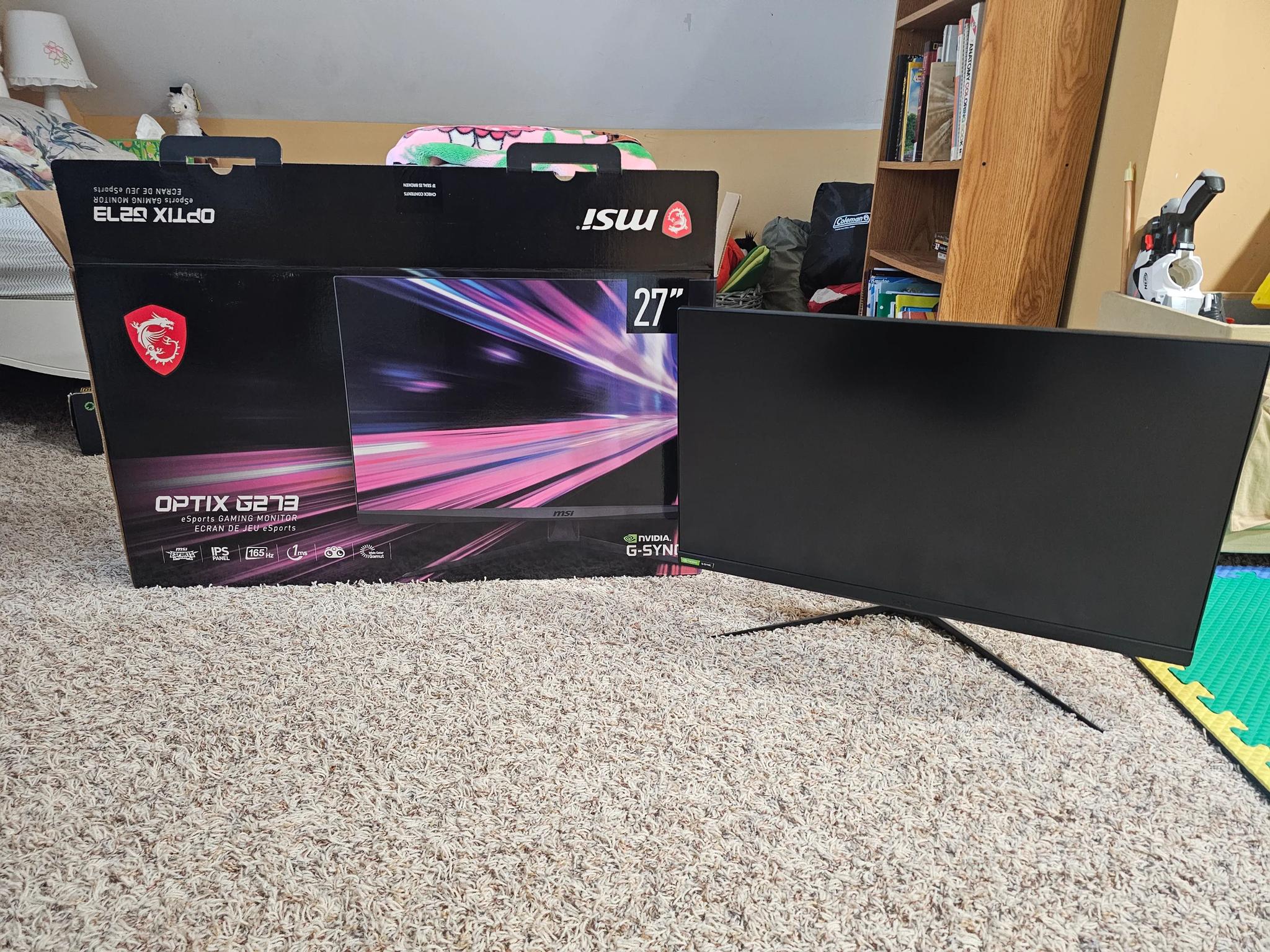 27in 165Hz MSI Gaming Monitor