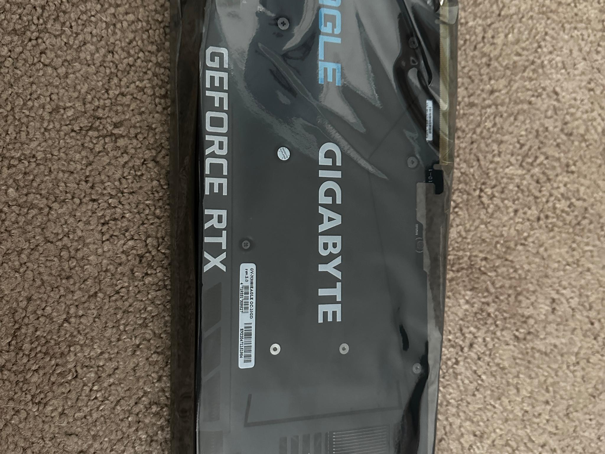 GIGABYTE GeForce RTX 3080 EAGLE 10GB GDDR6X Graphics Card BRAND NEW