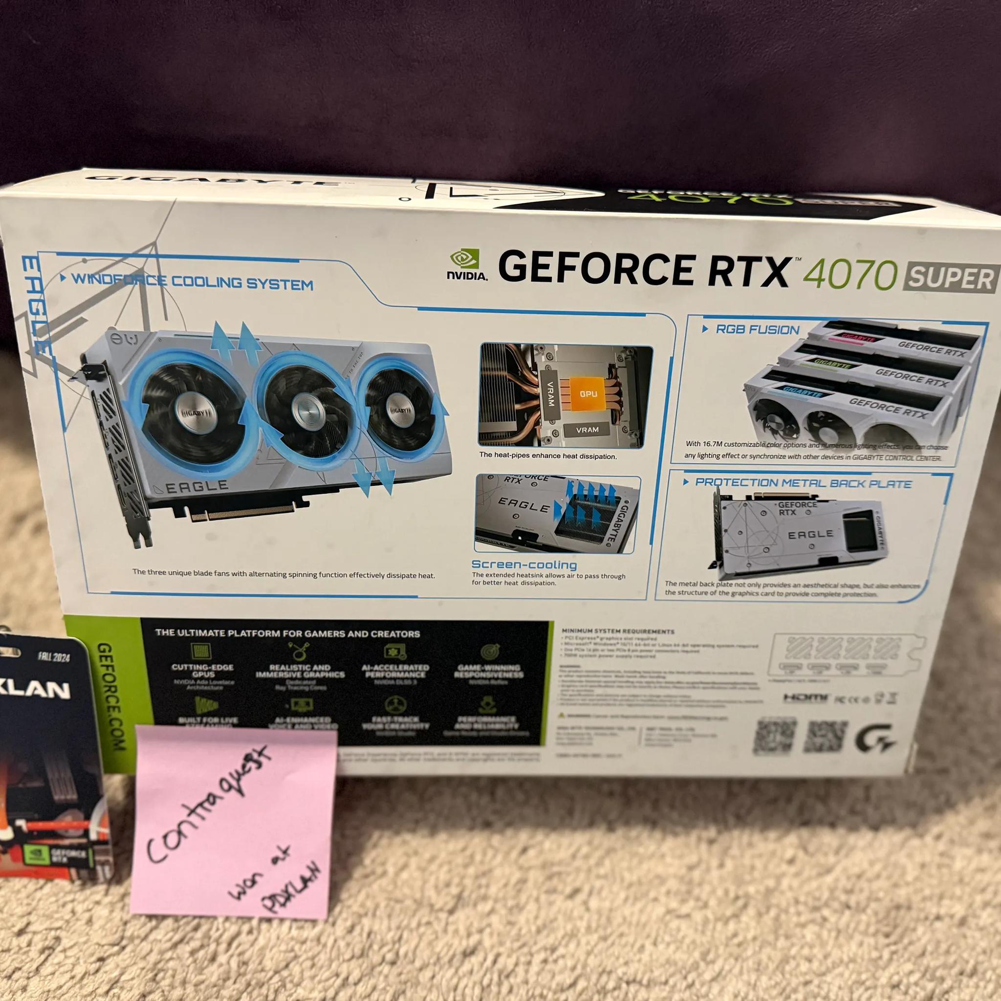 Nvidia RTX 4070 Super Eagle ICE
