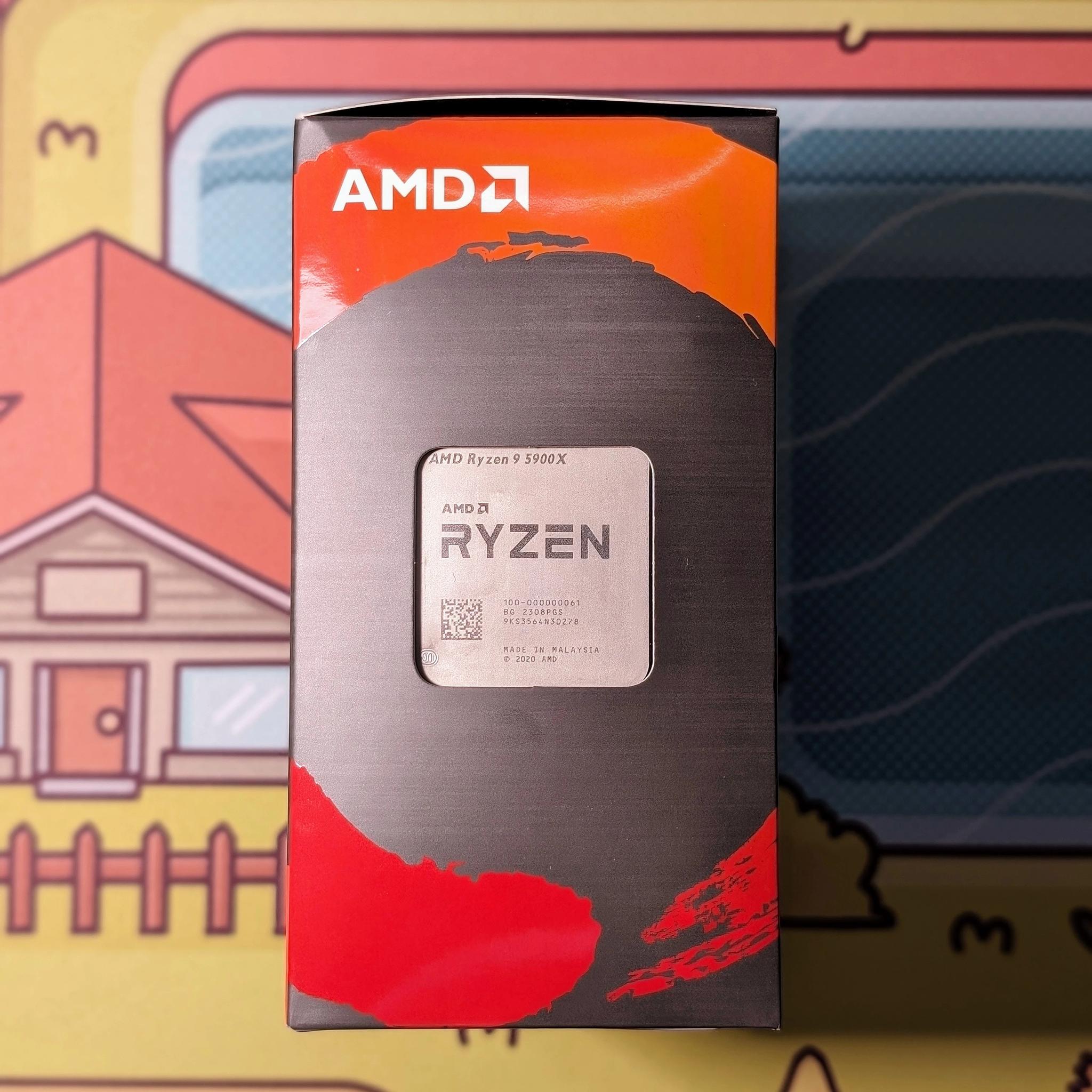 AMD Ryzen 9 5900X Desktop AM4 CPU Processor (4.8GHz, 12 Cores 24 Threads)