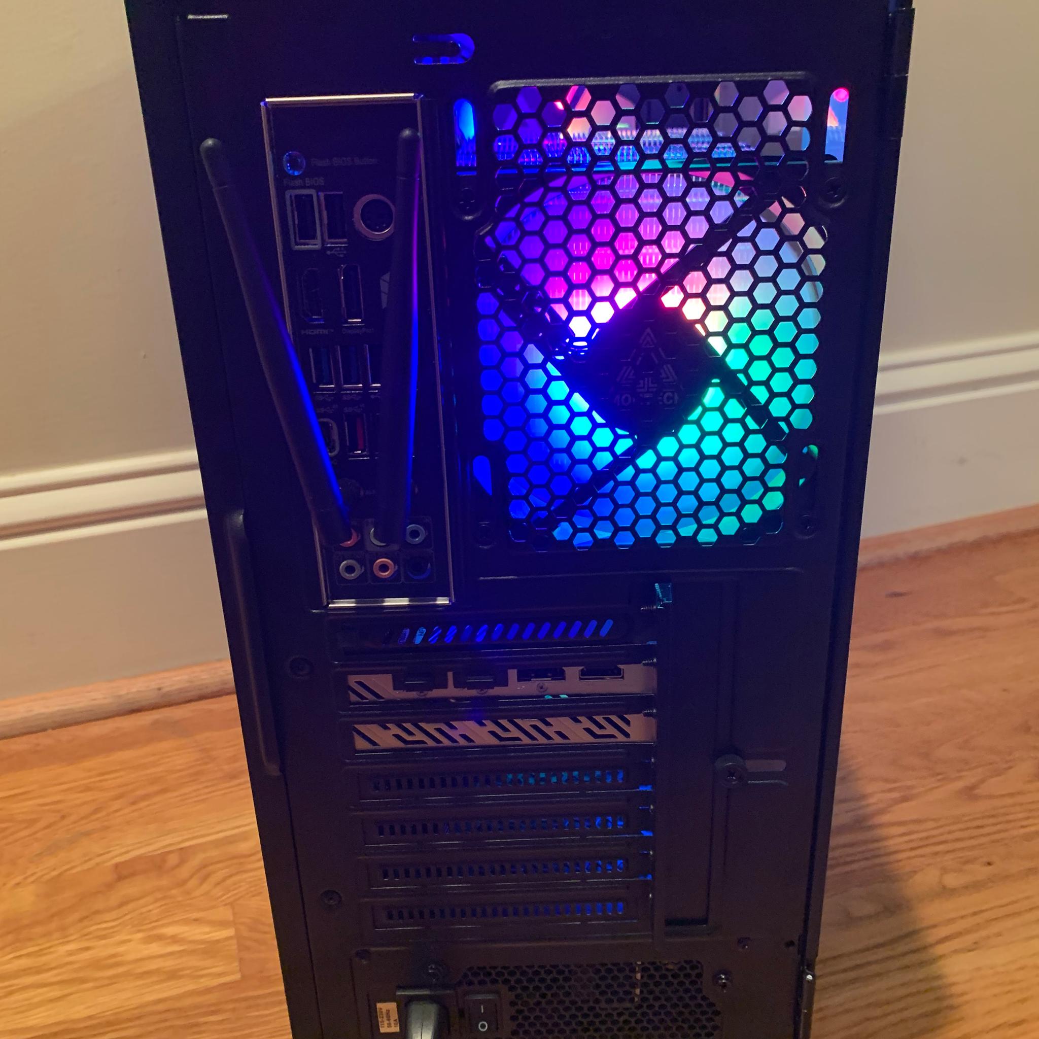 NEW i5 12600KF RX 7800XT MID-RANGE CUSTOM GAMING PC 16GB RAM RGB LIGHTS 1TB SSD WINDOWS 10 WIFI