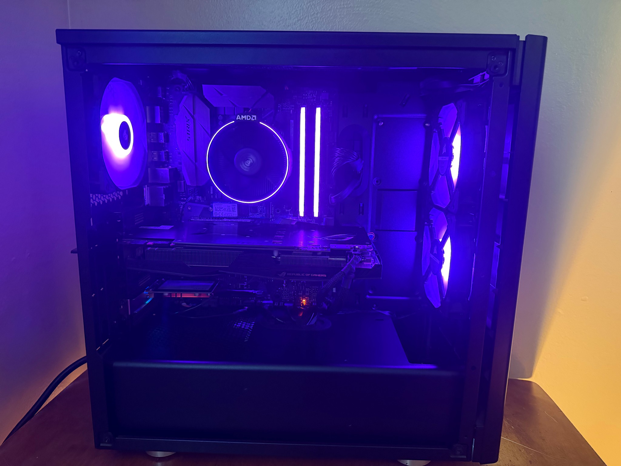 Gaming PC – Ryzen 7 2700X | ASUS ROG Strix GTX 1070 | 32GB RAM | Wi-Fi 6 | Windows 11 Home