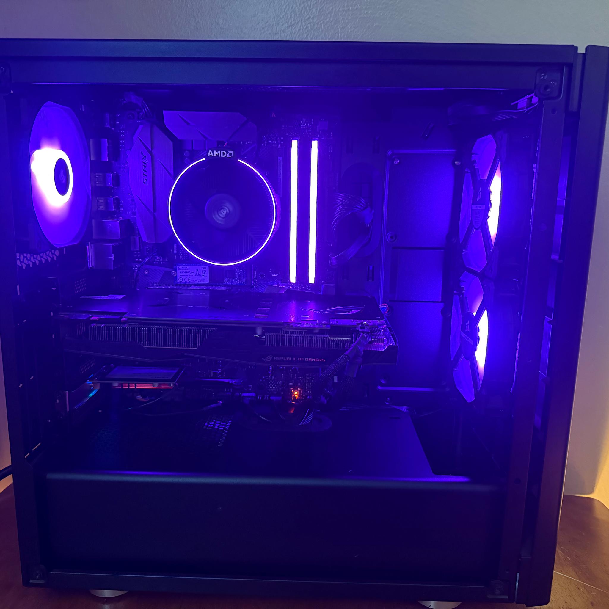 Gaming PC – Ryzen 7 2700X | ASUS ROG Strix GTX 1070 | 32GB RAM | Wi-Fi 6 | Windows 11 Home