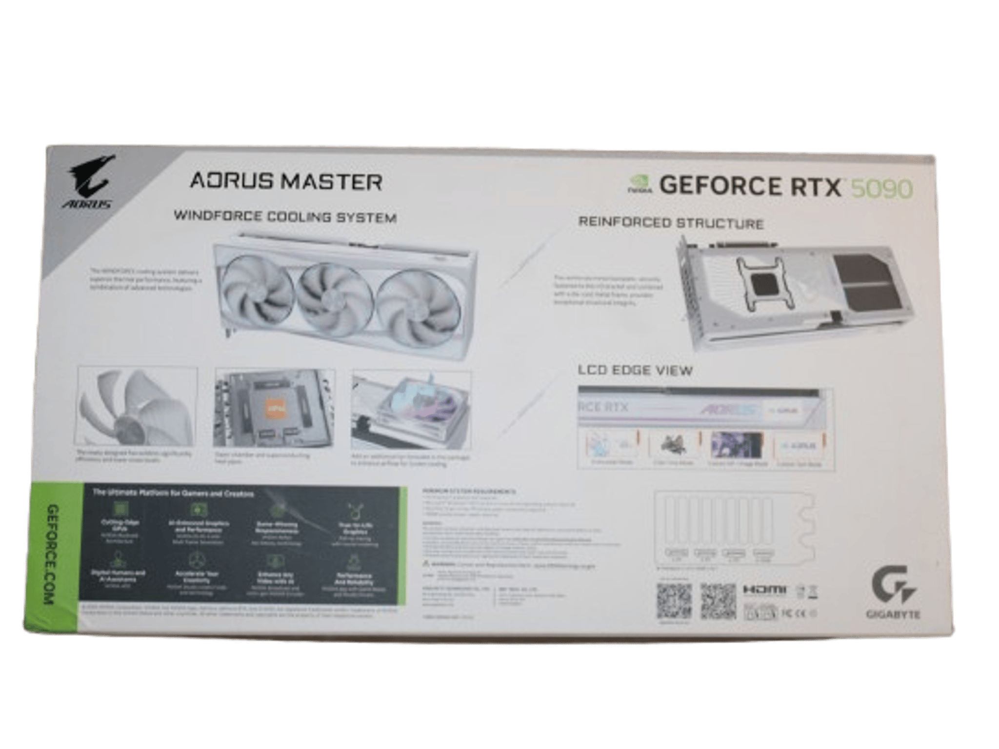 GIGABYTE AORUS GeForce RTX 5090 Master ICE 32G Graphics Card
