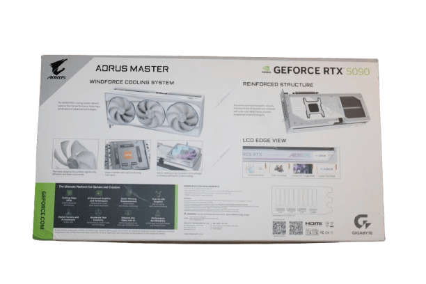 GIGABYTE AORUS GeForce RTX 5090 Master ICE 32G Graphics Card