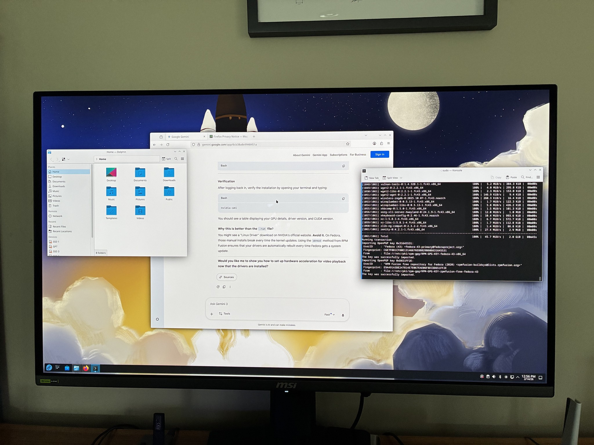 MPG 322URX QD-OLED monitor - 32 Inch, 4K, 240Hz