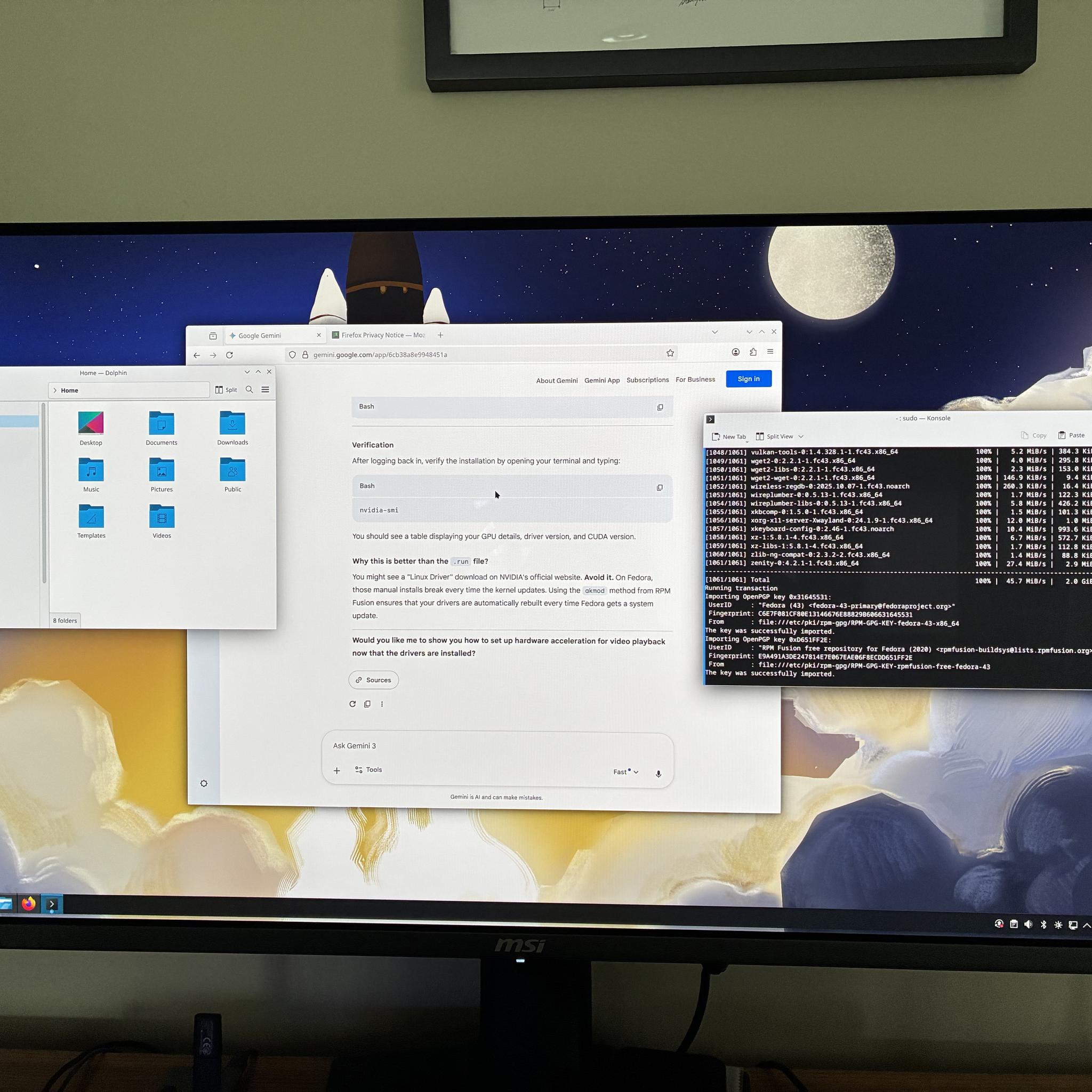 MPG 322URX QD-OLED monitor - 32 Inch, 4K, 240Hz