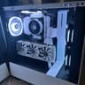 NZXT, RTX 3080/5600x, white and black rgb, vertical mount, 1TB Gaming PC