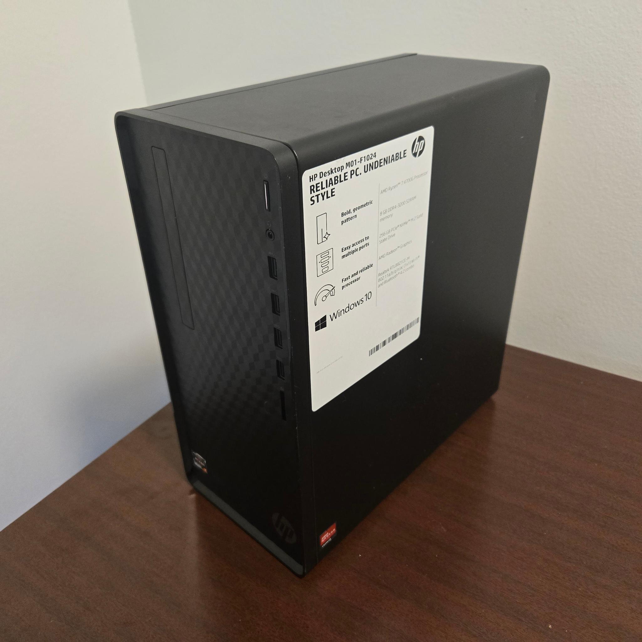 Radeon RX 7600 Custom Gaming PC - Ryzen 7 4700G