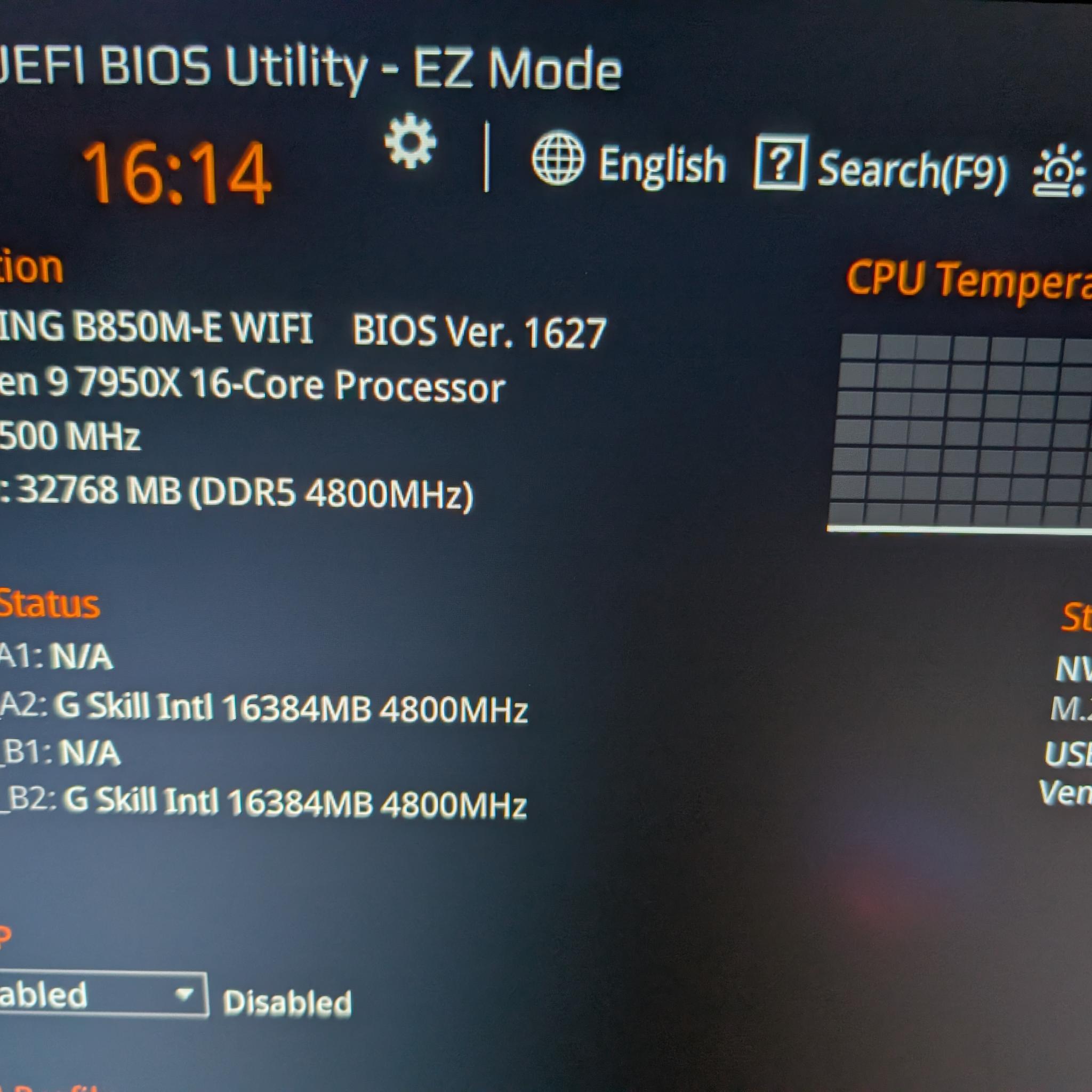 ASUS TUF GAMING B850M-E WIFI mATX AM5 Motherboard