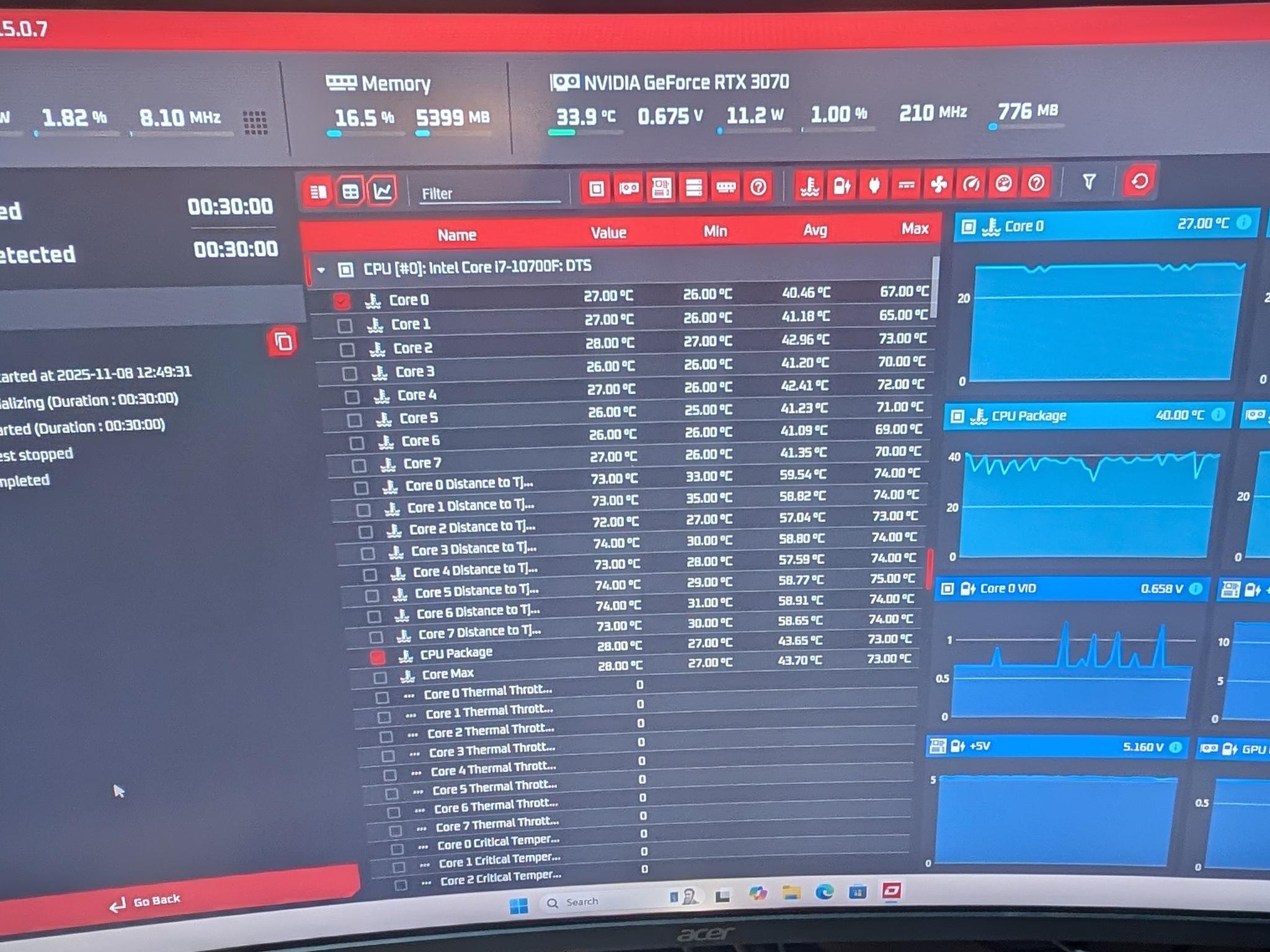 RTX 3070 | I7 10700F | 32GB DDR4 | 1TB NVME