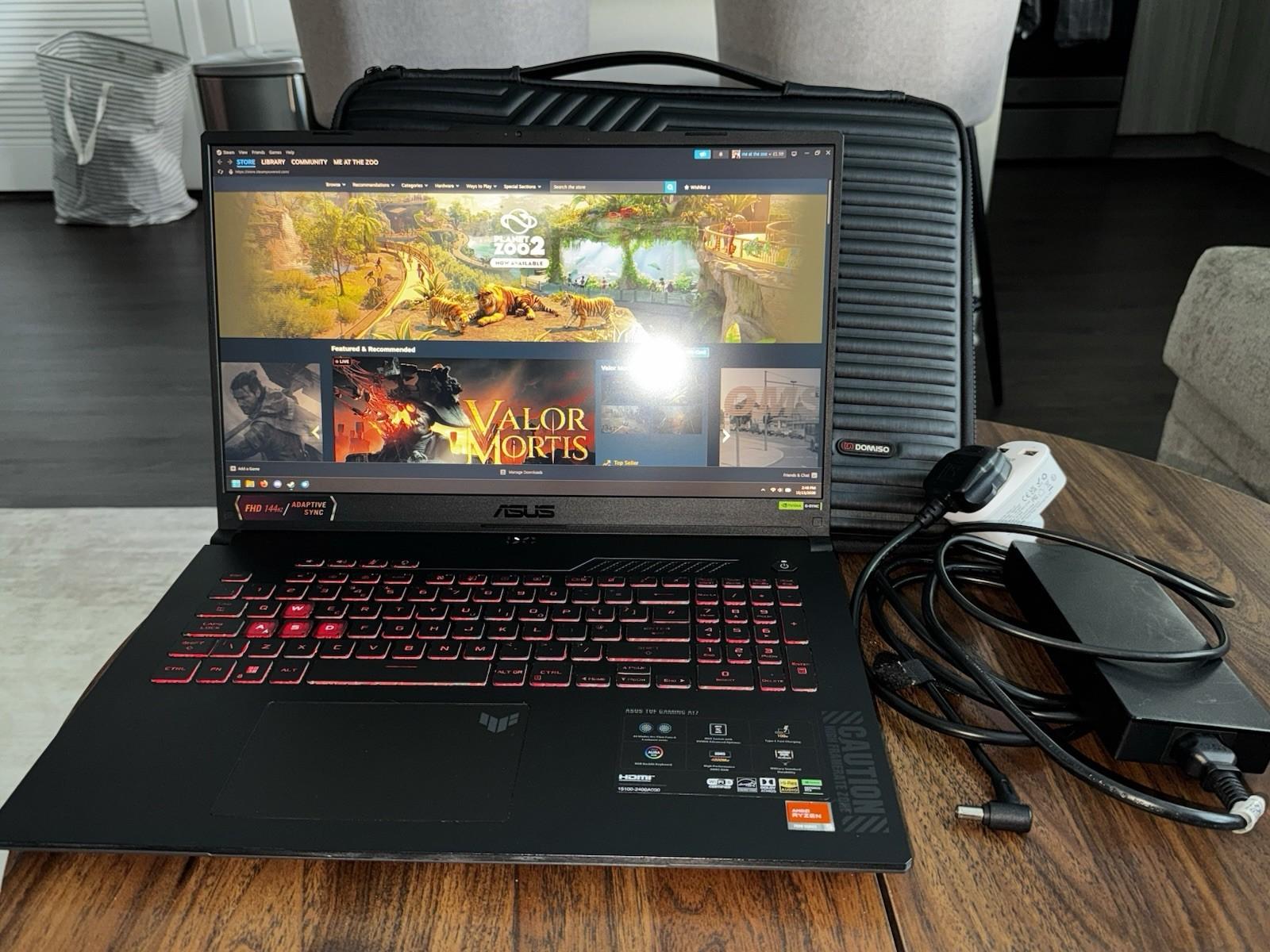 ASUS TUF Gaming A17 FA707XI Ryzen 9 RTX 4070 16GB DDR5 1TB SSD LAPTOP W/ CASE