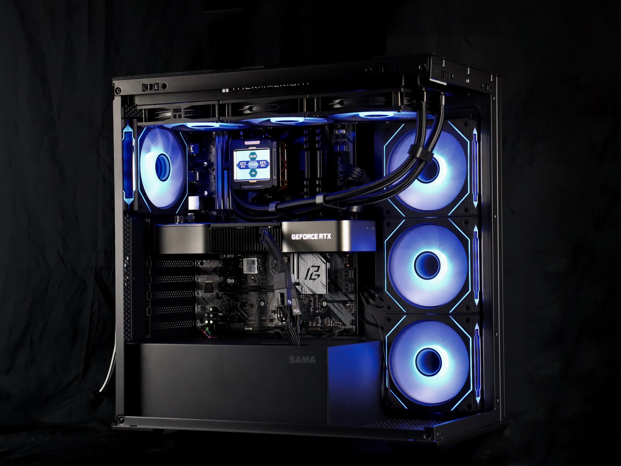 ⚜️♟️Obsidian Void V2 - 1440P Gaming PC | RTX 3080, Ryzen 9 3900X, 32GB RAM, 1TB NVMe SSD | ♟️⚜️